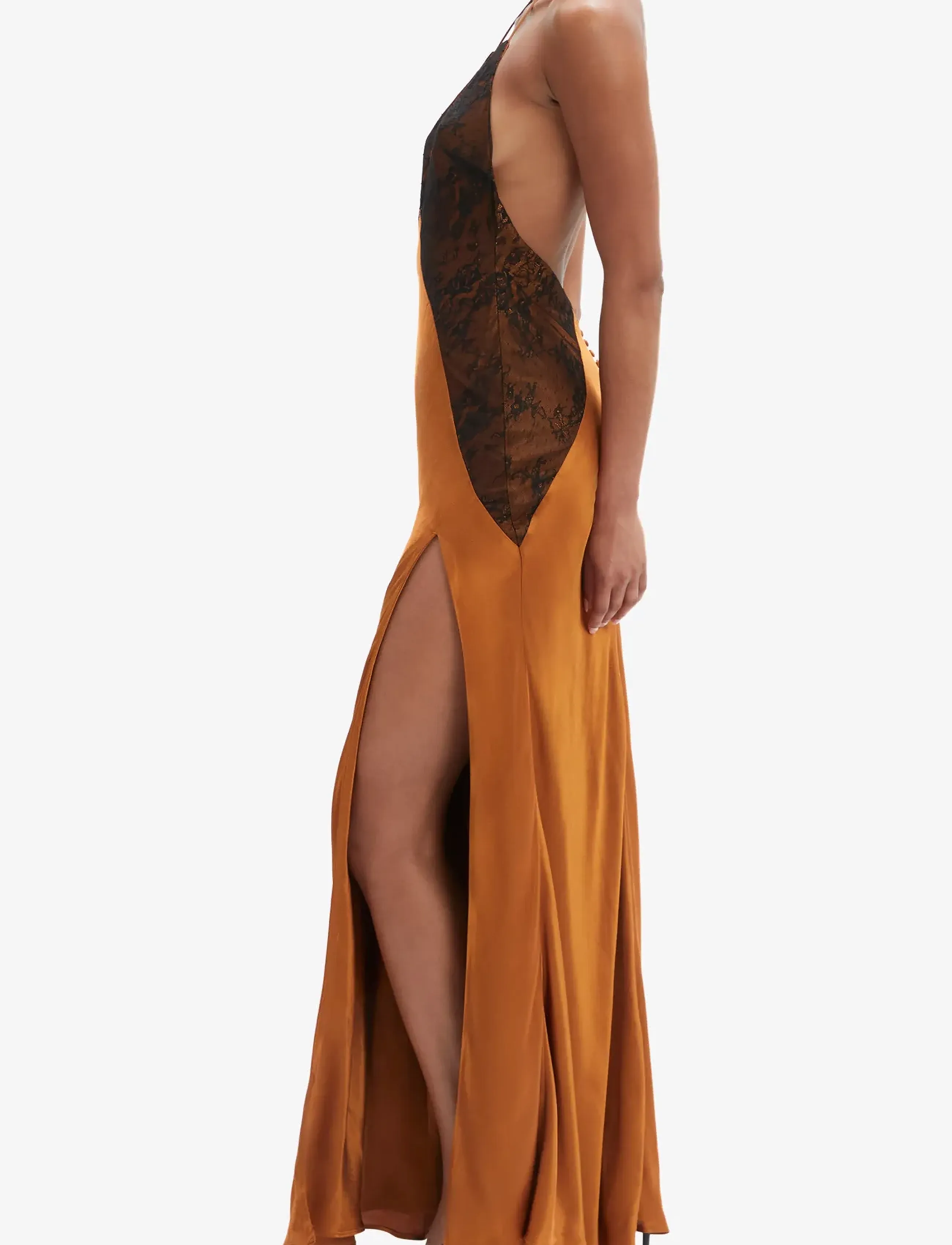 Bardot - ESTRELLA HALTER MAXI DRESS - abendkleider - toffee - 3