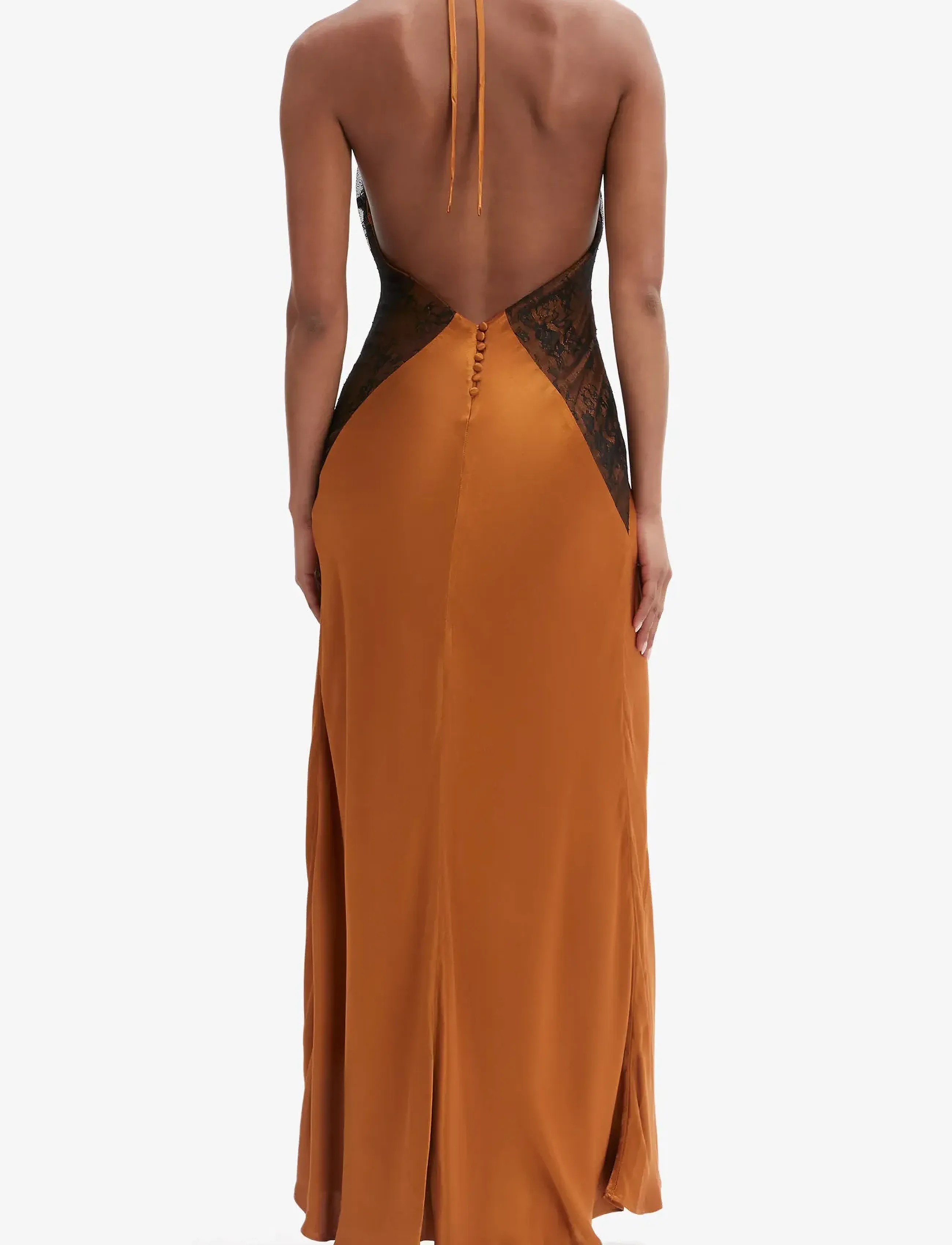 Bardot - ESTRELLA HALTER MAXI DRESS - abendkleider - toffee - 4