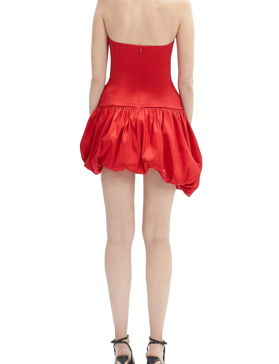 Bardot - ALYNA STRAPLESS MINI DRESS - minikleidid - fire red - 4