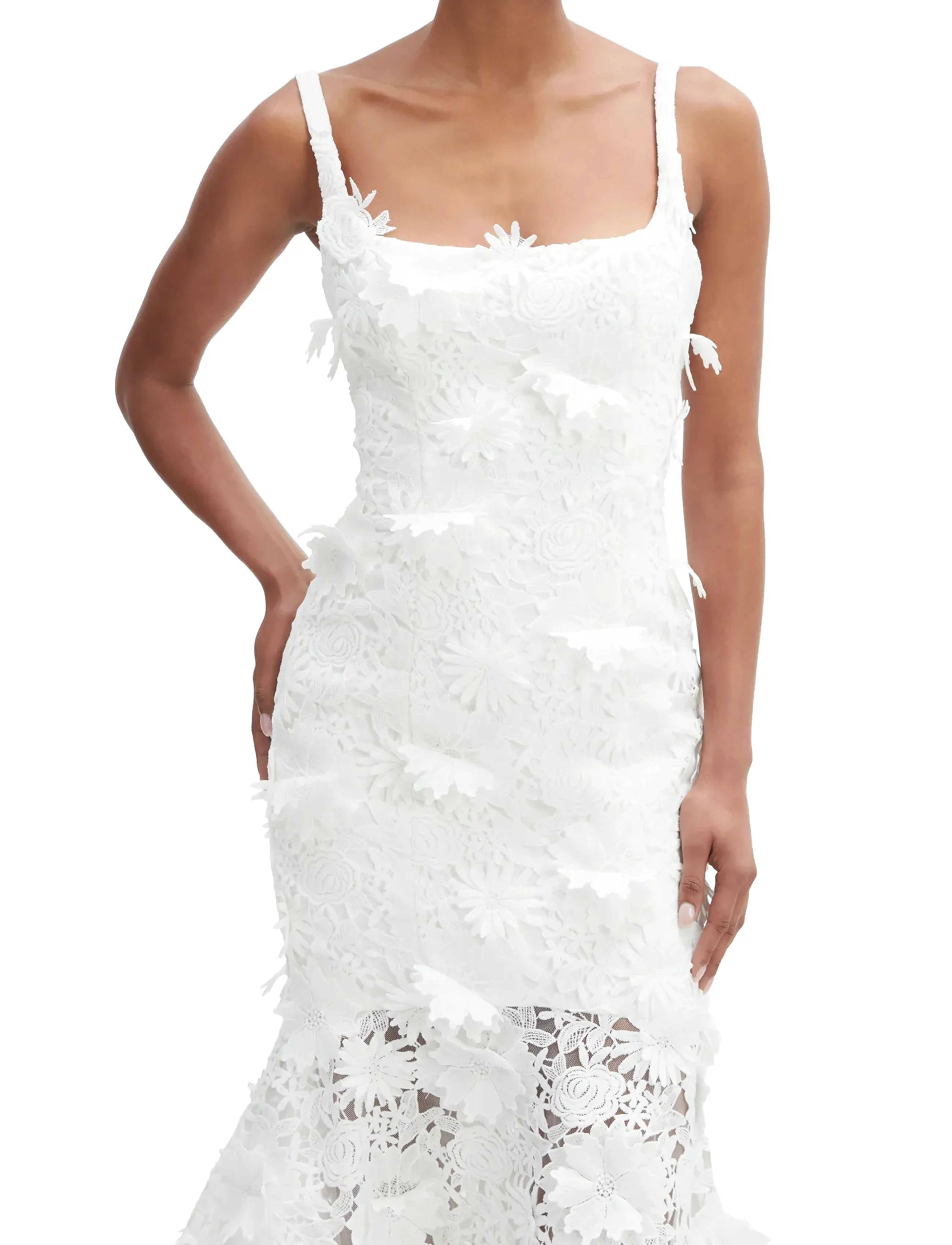 Bardot - MARICO LACE MIDI DRESS - orchid wht - 5