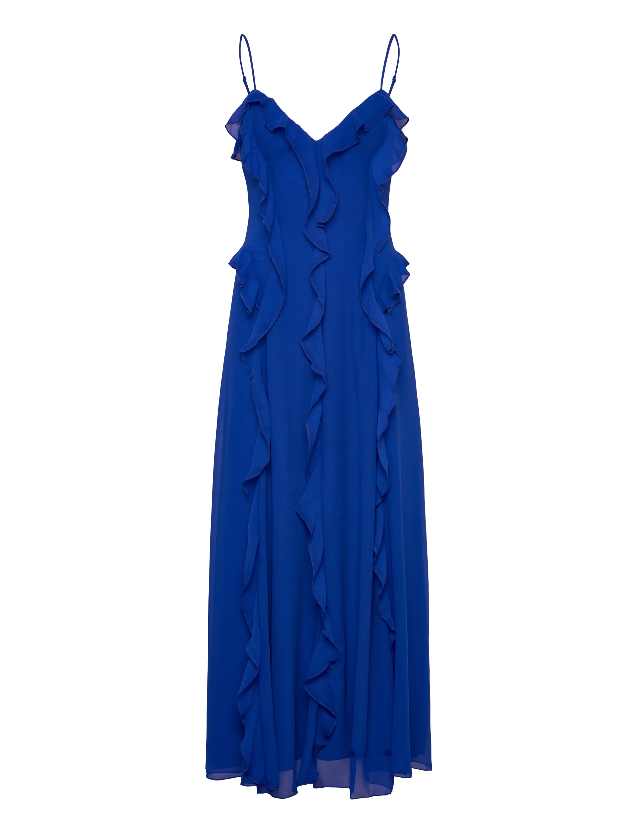 Bardot VERIS RUFFLE MAXI DRESS - Bardot - ELECTRIC BLUE / blue