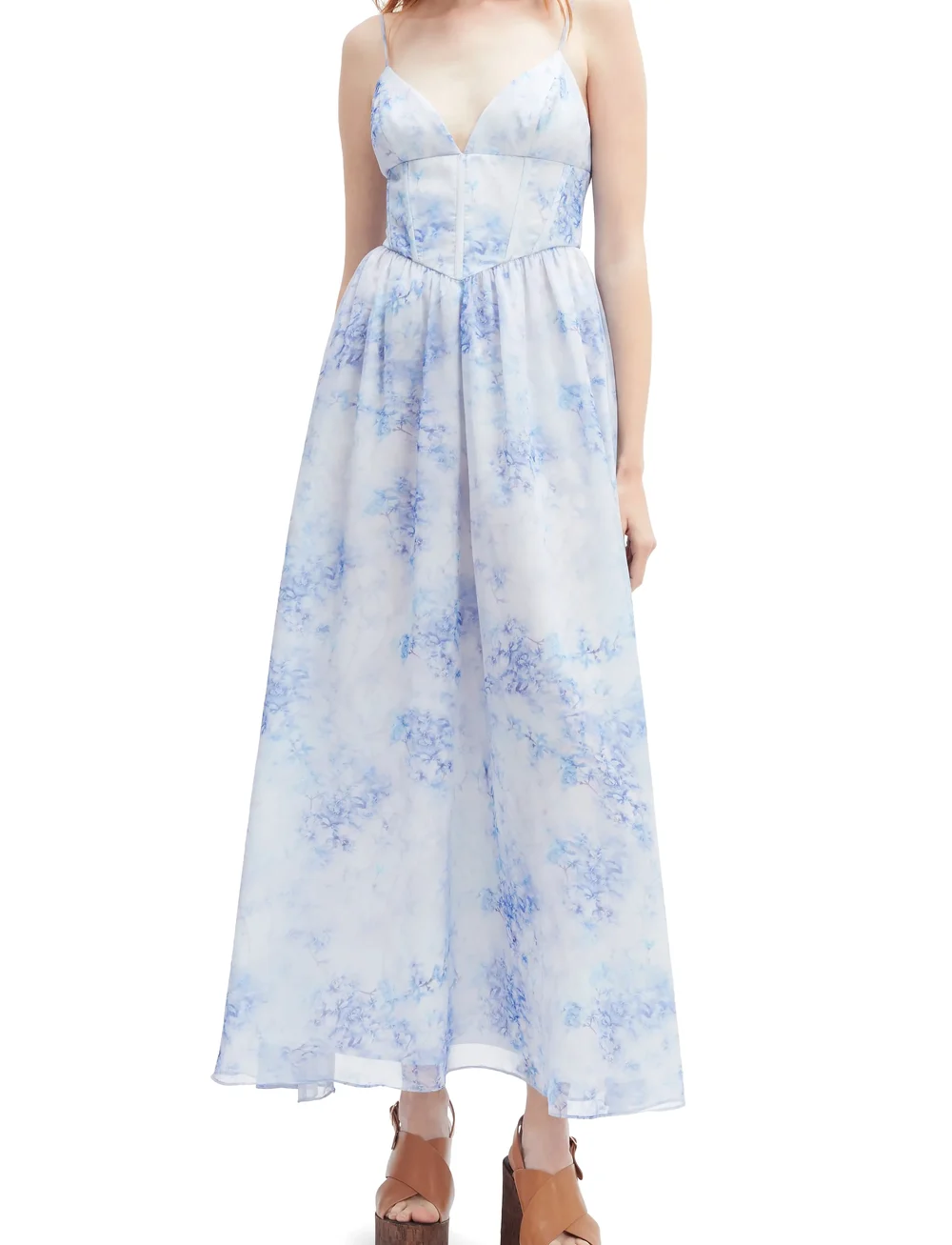 Bardot - ELIAS PRINTED MAXI DRESS - sommerkleider - baby blue floral - 0