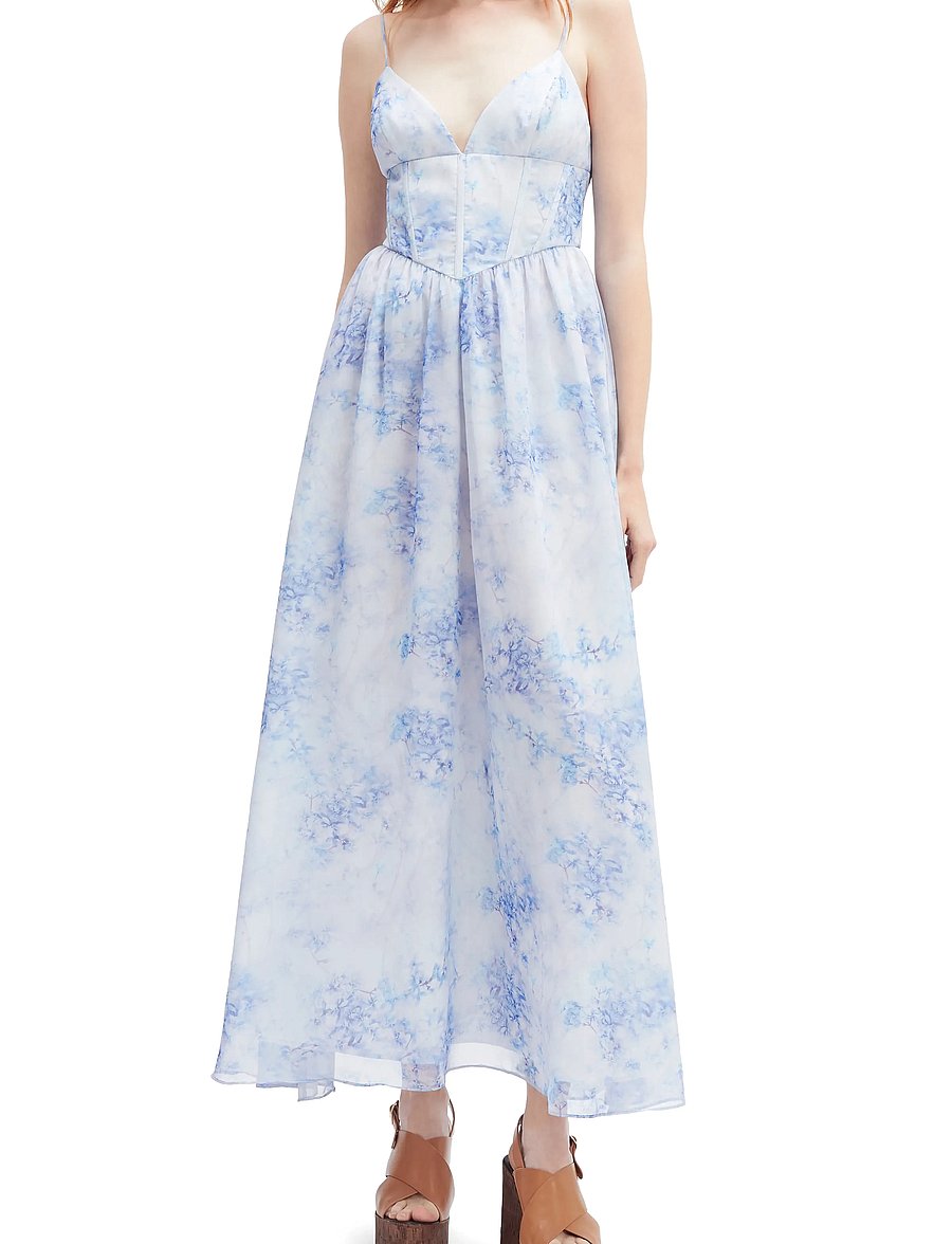 Bardot - ELIAS PRINTED MAXI DRESS - suvekleidid - baby blue floral - 0