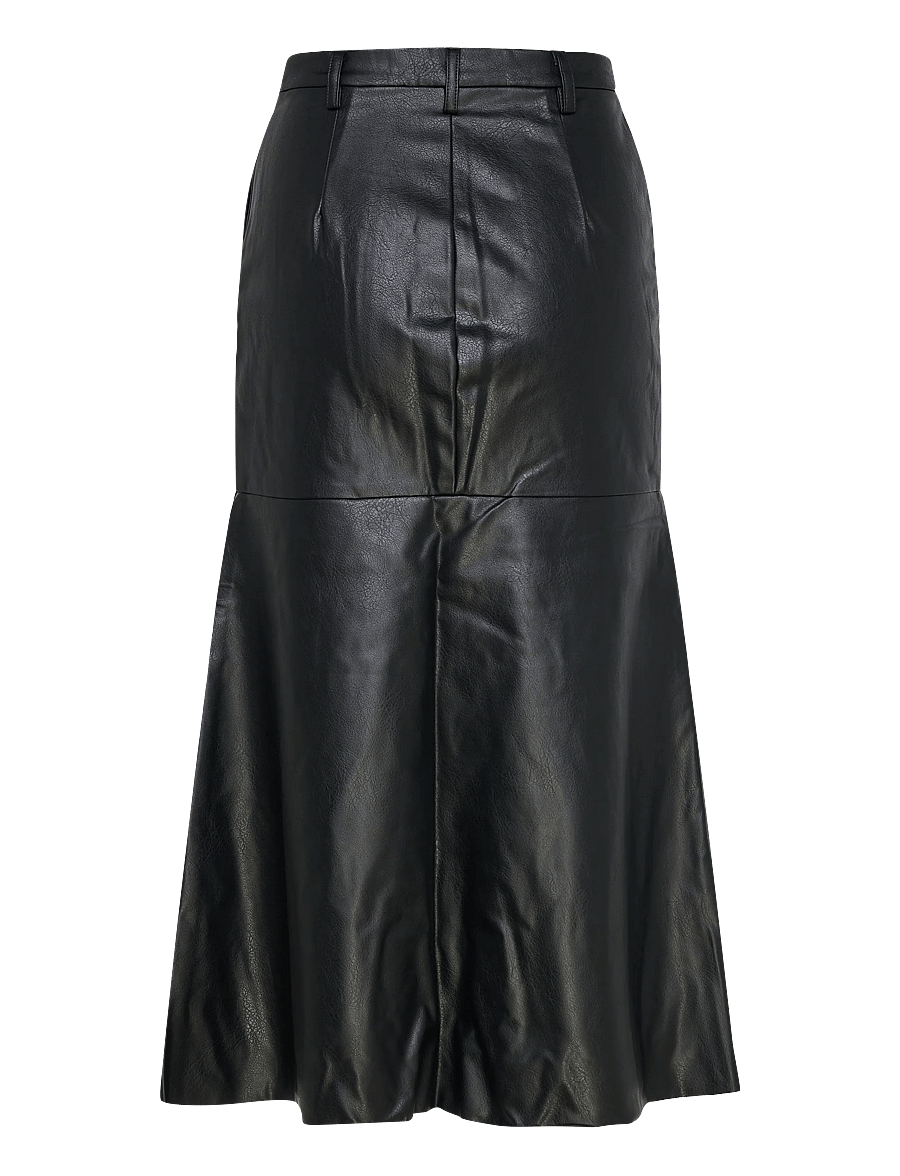 Bardot - KINDRA VEGAN LEATHER SKIRT - midi rokken - black - 2