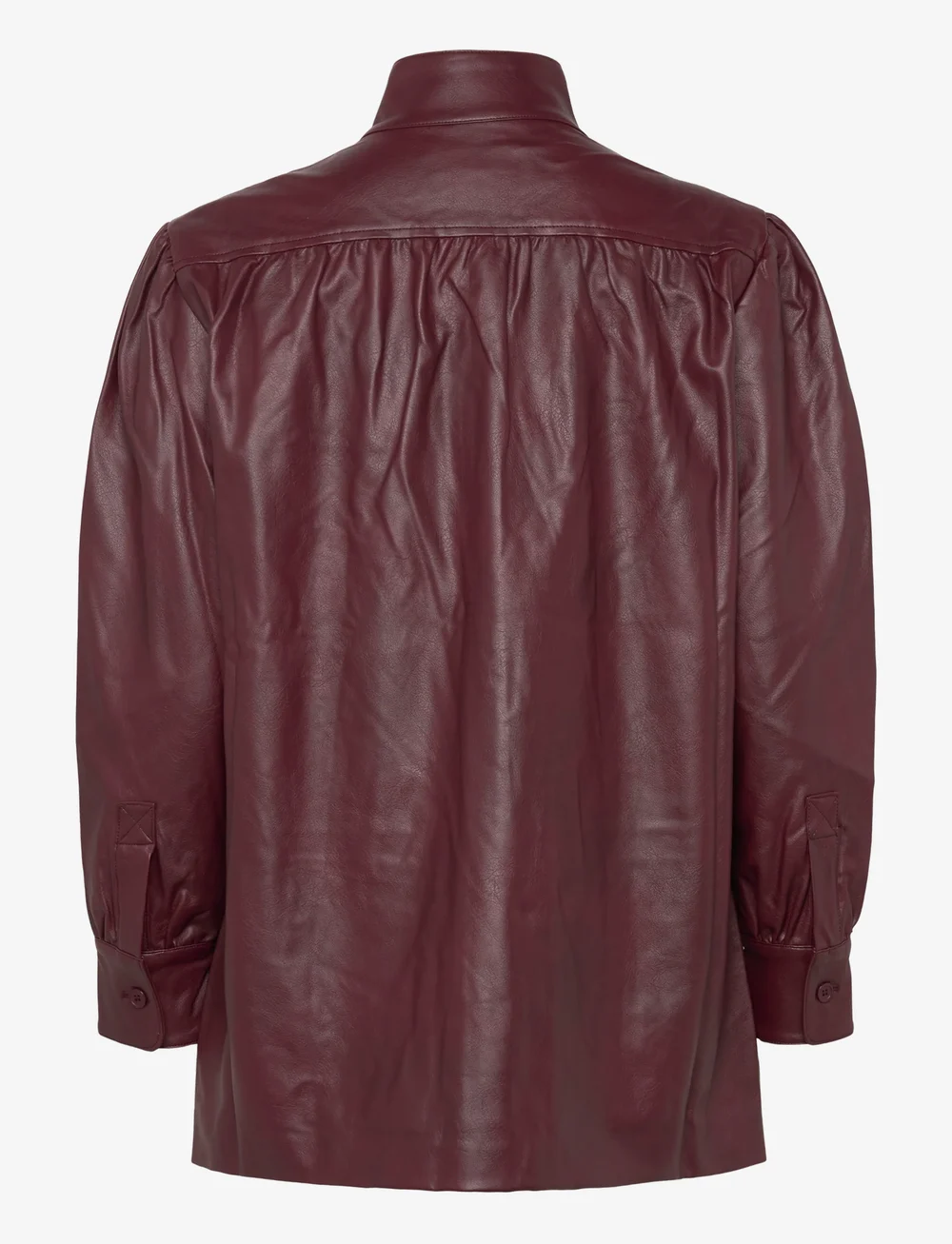 Bardot - CLEMENTS VEGAN LEATHER JACKET - læderjakker - burgundy - 2