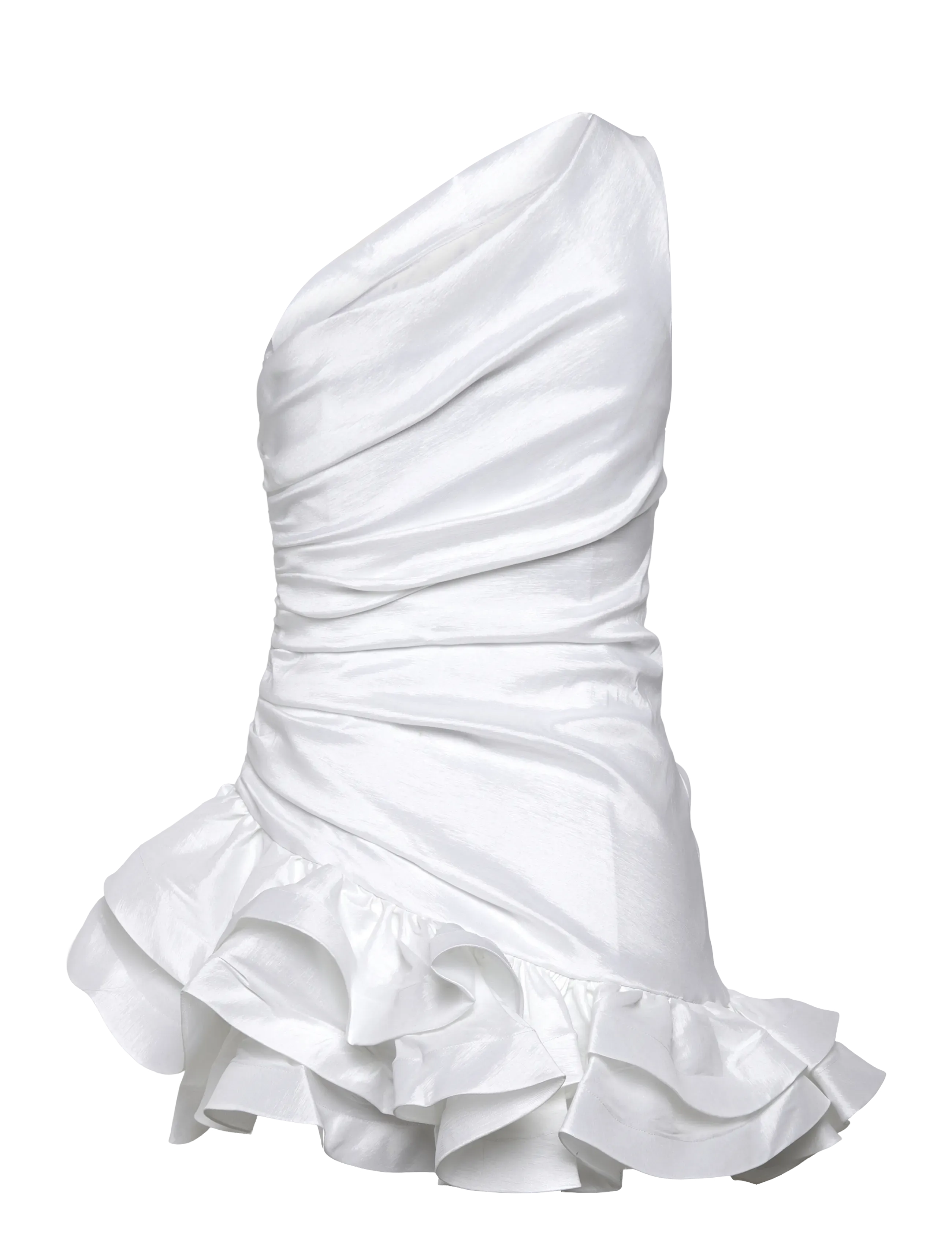 Bardot - SILVANIA RUFFLE MINI DRESS - orchid wht - 2