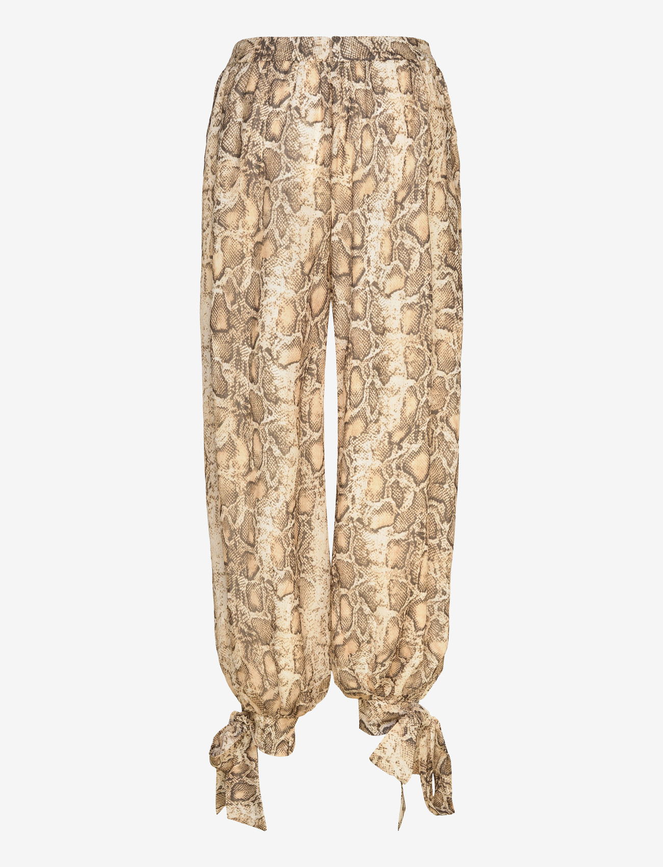 Bardot - ALIRA PRINTED BALLOON PANT - vida byxor - snake skin - 2