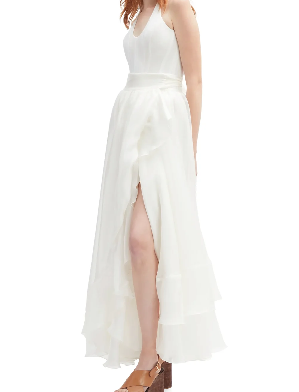 Bardot - MIRELLA WRAP MAXI SKIRT - jupes longues - ivory - 3