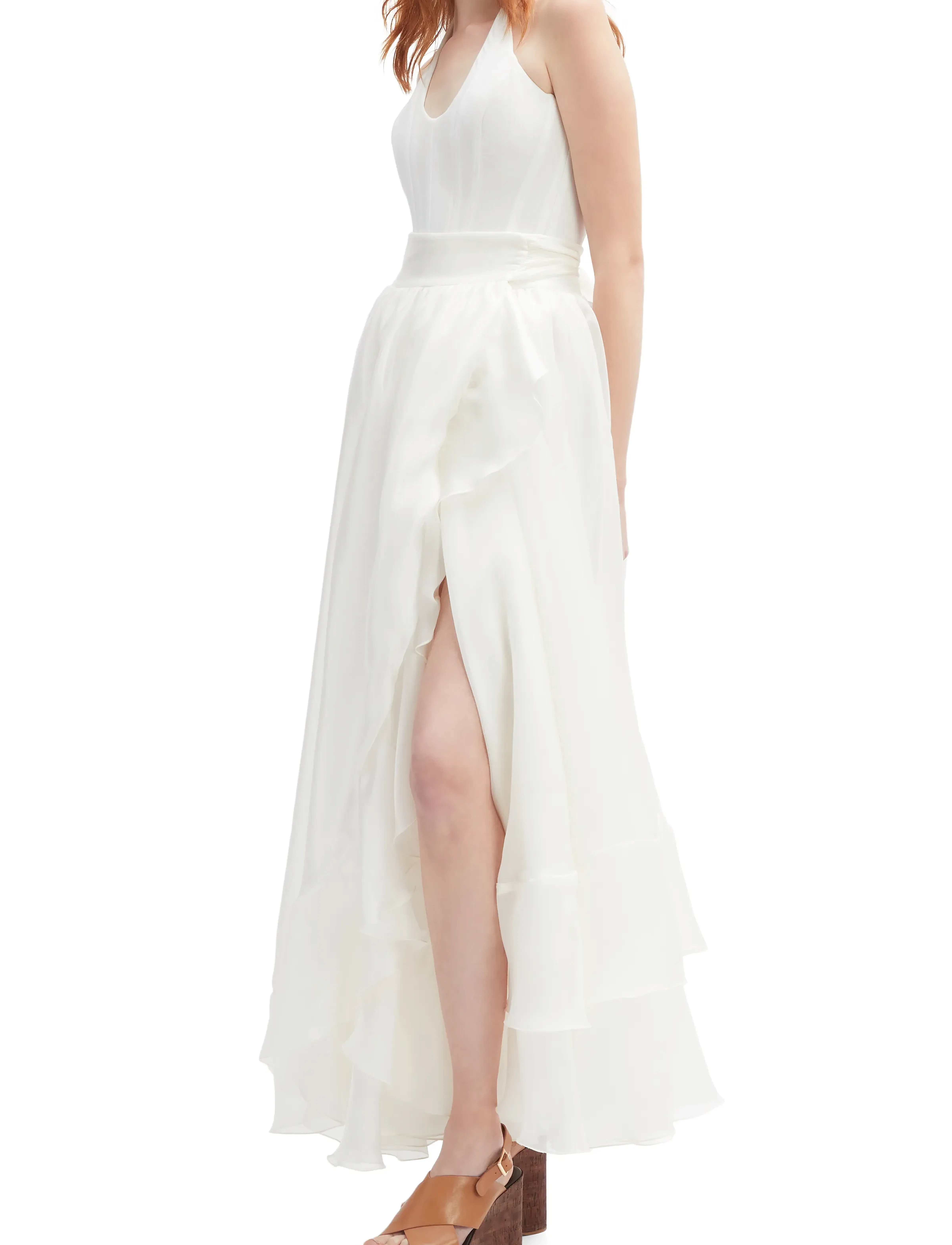 Bardot - MIRELLA WRAP MAXI SKIRT - ivory - 3
