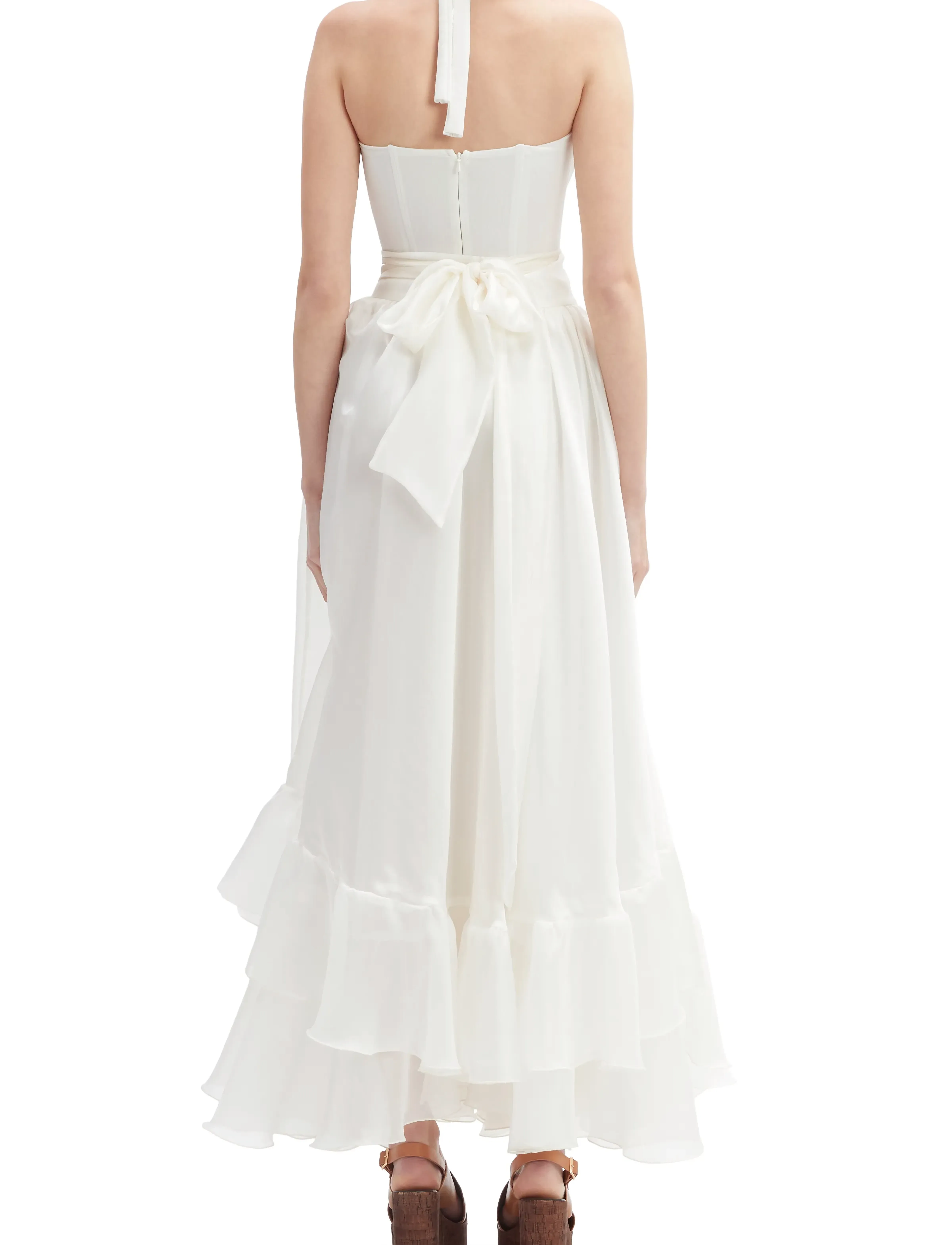 Bardot - MIRELLA WRAP MAXI SKIRT - ivory - 4