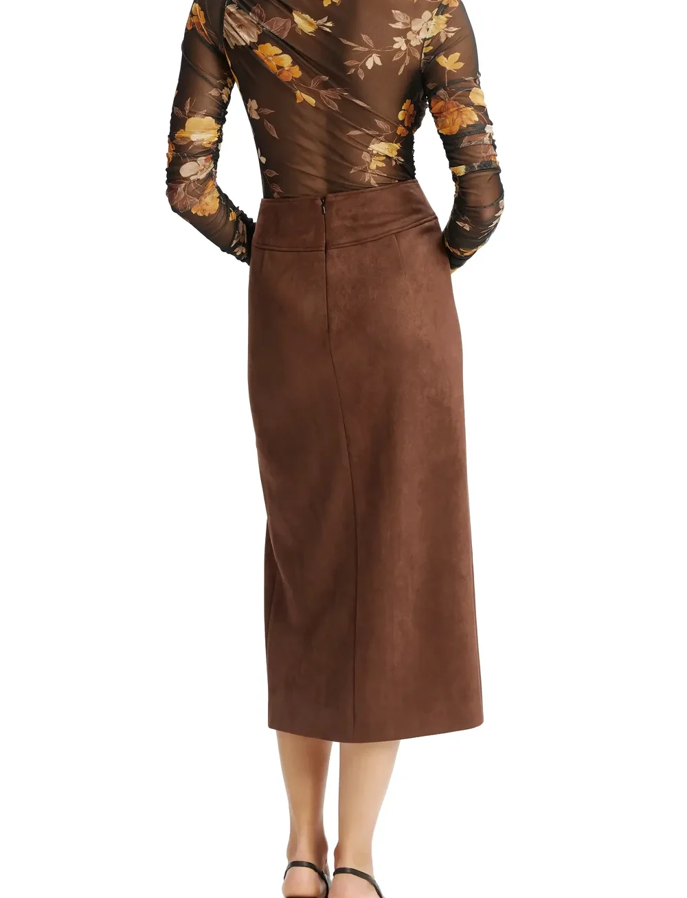 Bardot - ALTHEA MESH BODYSUIT - bodies - black floral - 4