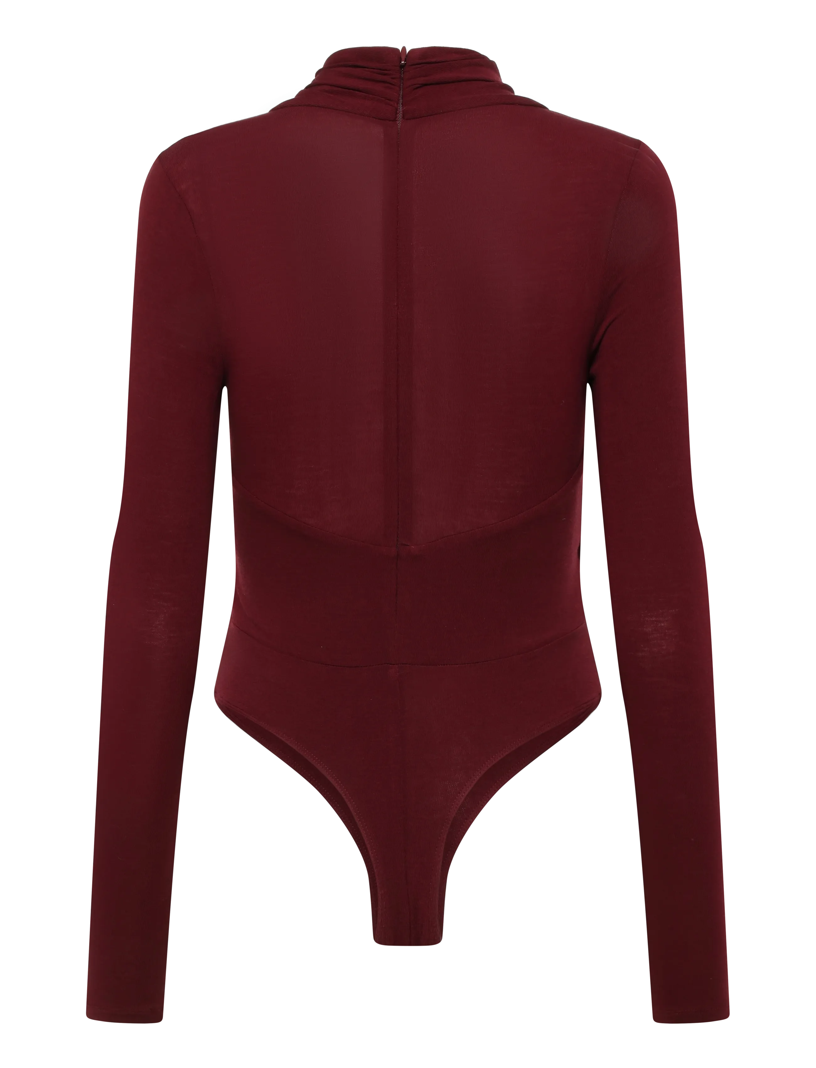 Bardot - ALIYAH JERSEY WRAP BODYSUIT - bodid - burgundy - 1