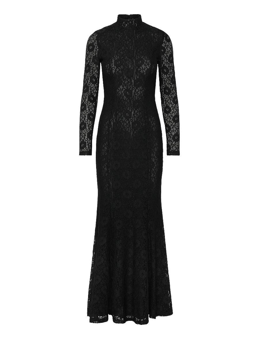 harlyn lace dress Harlyn Lace Maxi Dress In Black