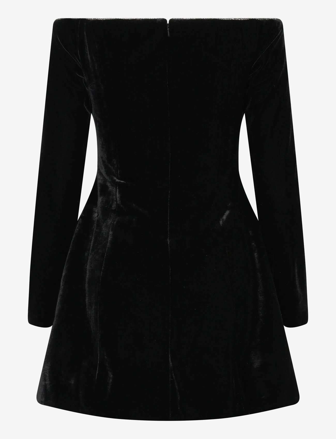 Bardot - LUVIA VELOUR HOURGLASS DRESS - cocktail dresses - black - 1