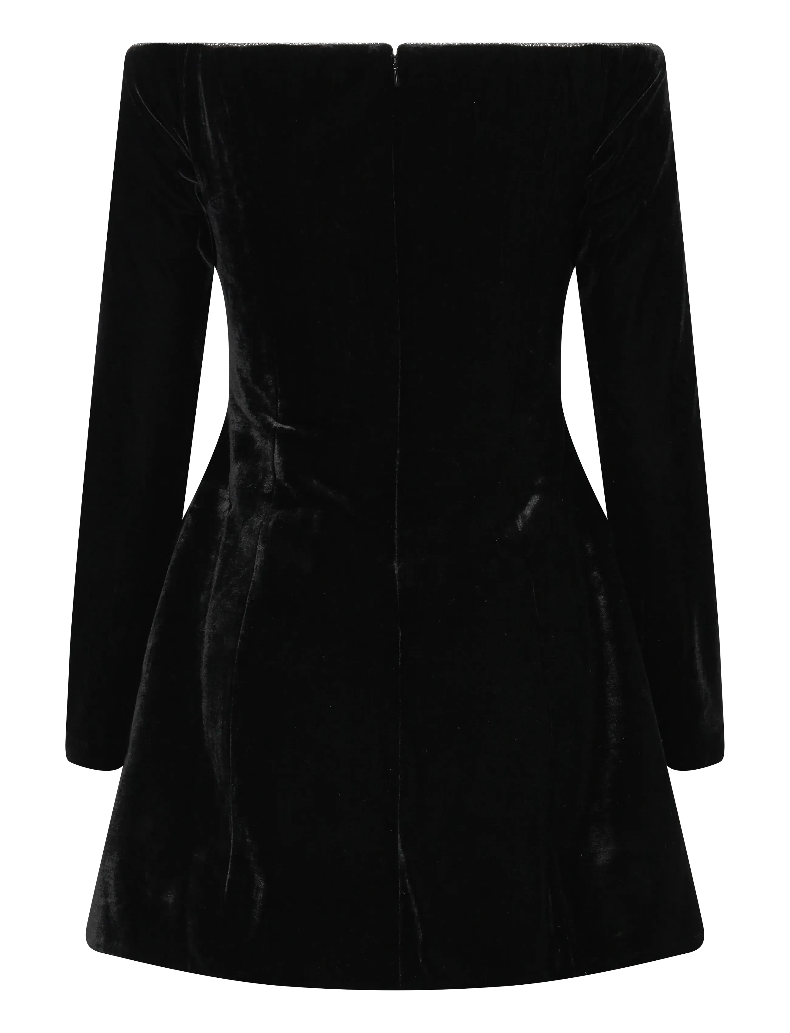 Bardot - LUVIA VELOUR HOURGLASS DRESS - cocktail-kjoler - black - 2