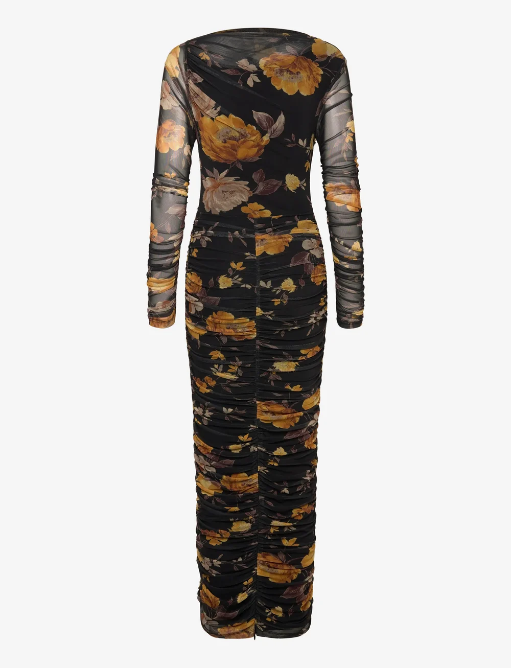 Bardot - ALTHEA MESH MIDI DRESS - stramme kjoler - black floral - 2