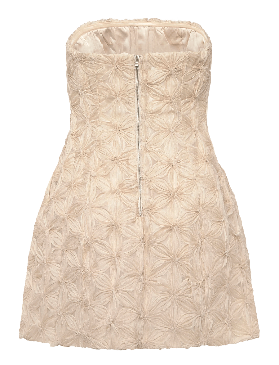 Bardot - KAROLINE FLORAL MINI DRESS - minikleidid - lt beige - 2
