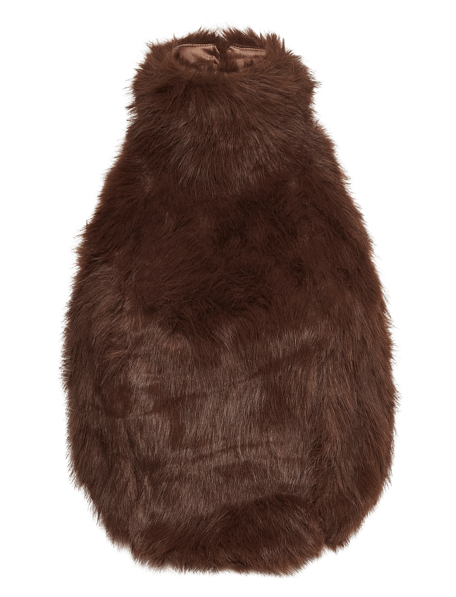 Bardot - JULIETTA FAUX FUR TOP - speciella tillfällen - chocolate - 1