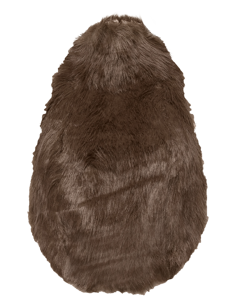 Bardot - JULIETTA FAUX FUR TOP - chocolate - 1