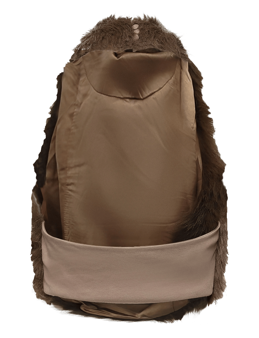 Bardot - JULIETTA FAUX FUR TOP - chocolate - 2