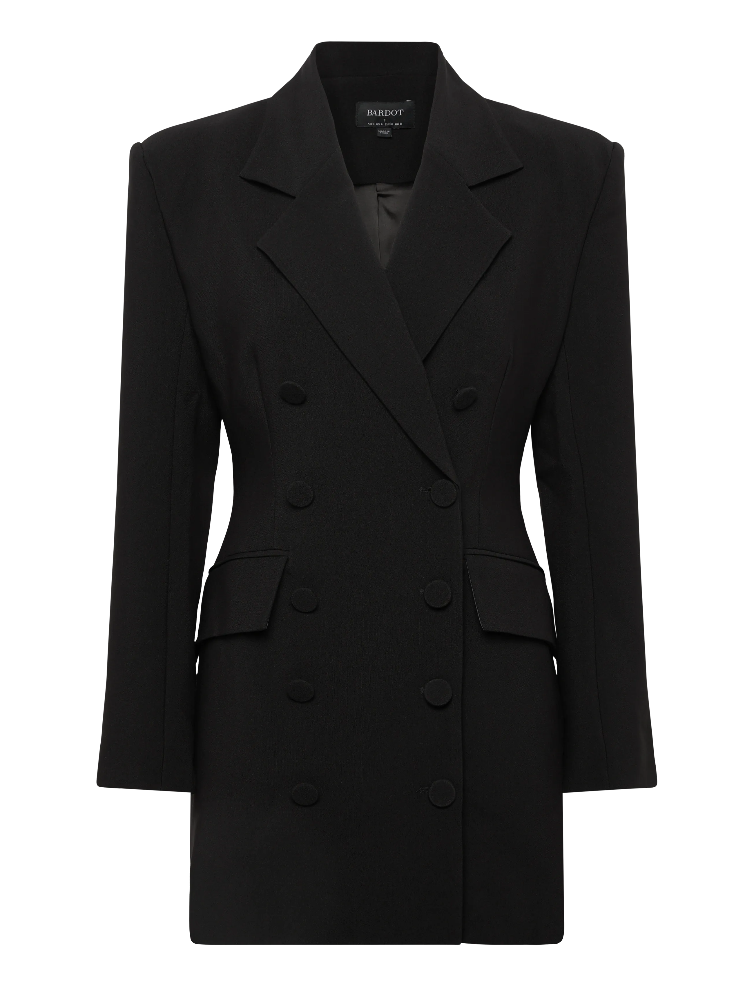 Bardot - SERRA HOURGLASS BLAZER DRESS - pidulikud kleidid - black - 1