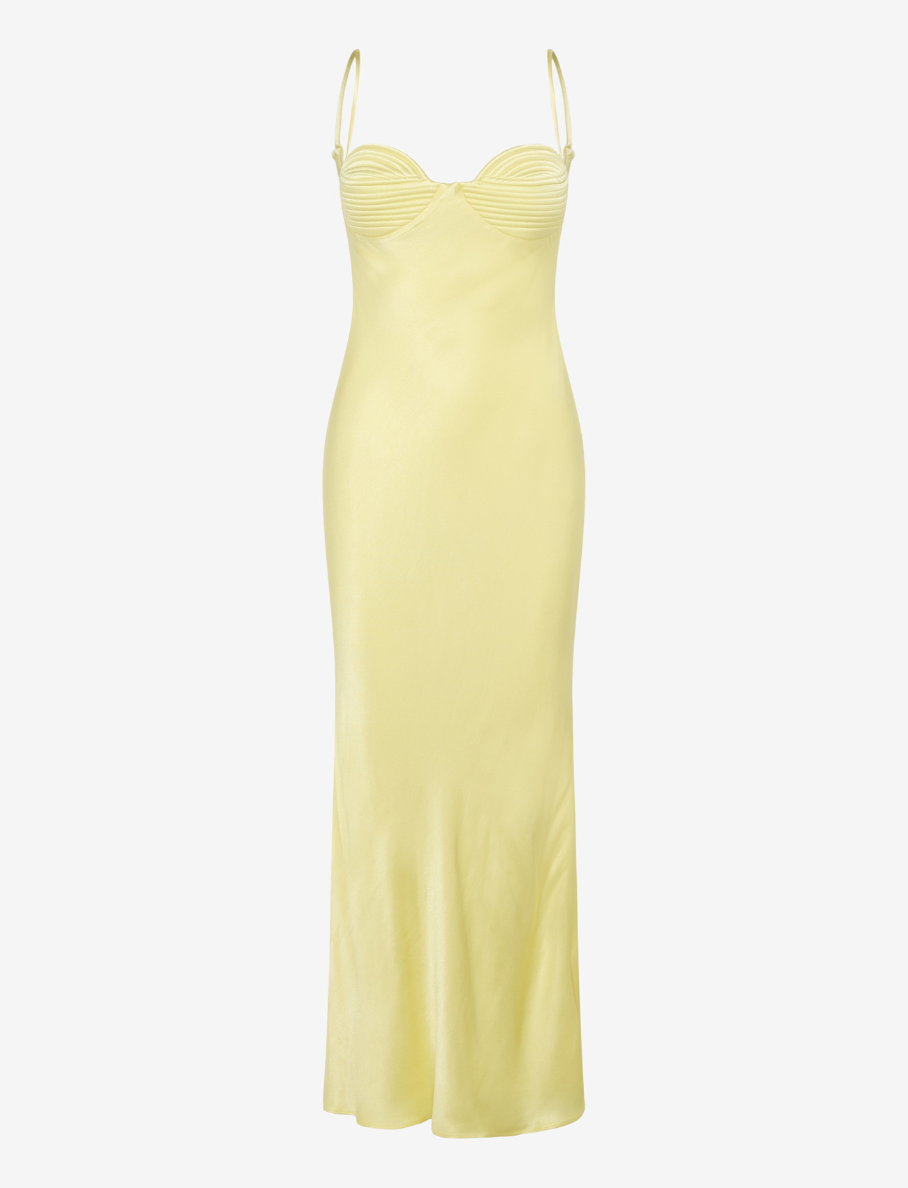 Bardot - DEVIN SATIN MAXI DRESS - aftonklänningar - lemn yelw - 1