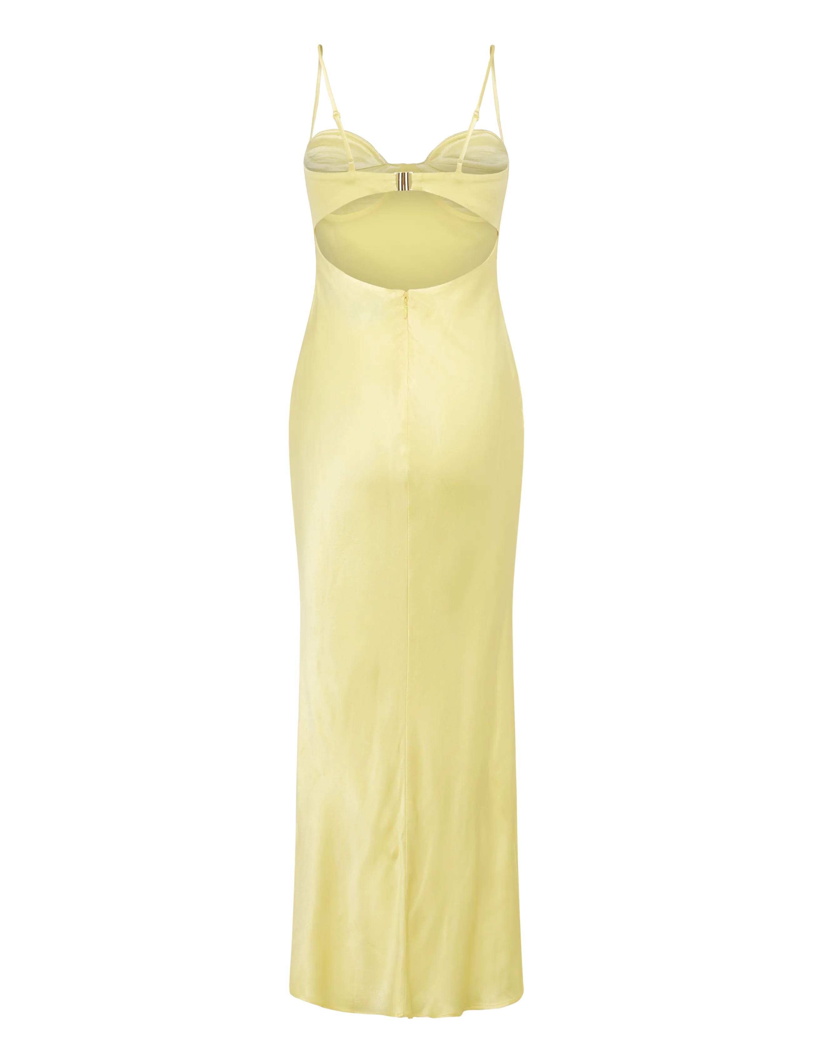 Bardot - DEVIN SATIN MAXI DRESS - evening dresses - lemn yelw - 2