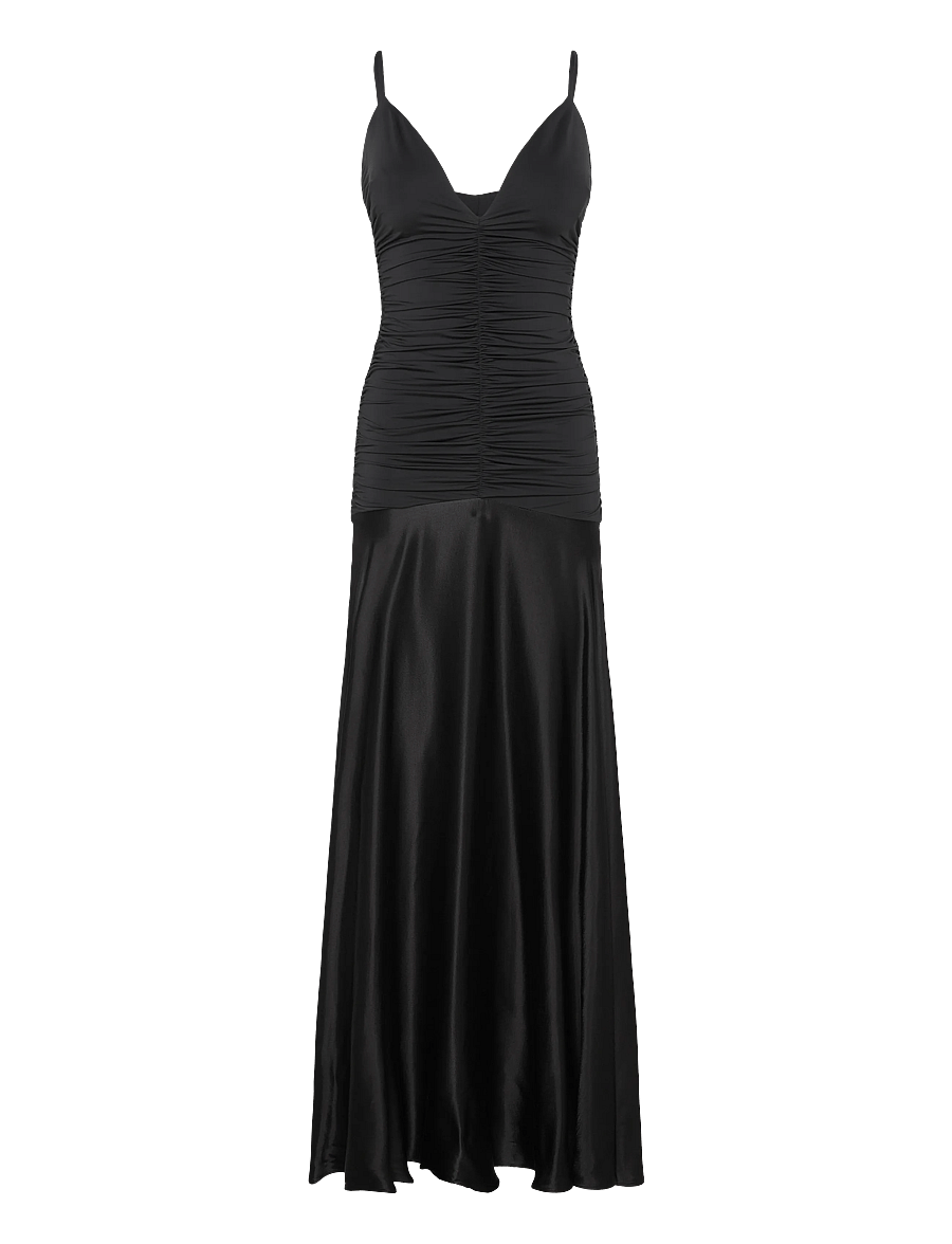 Bardot - LAVANDA CONTRAST MAXI DRESS - abendkleider - black - 1