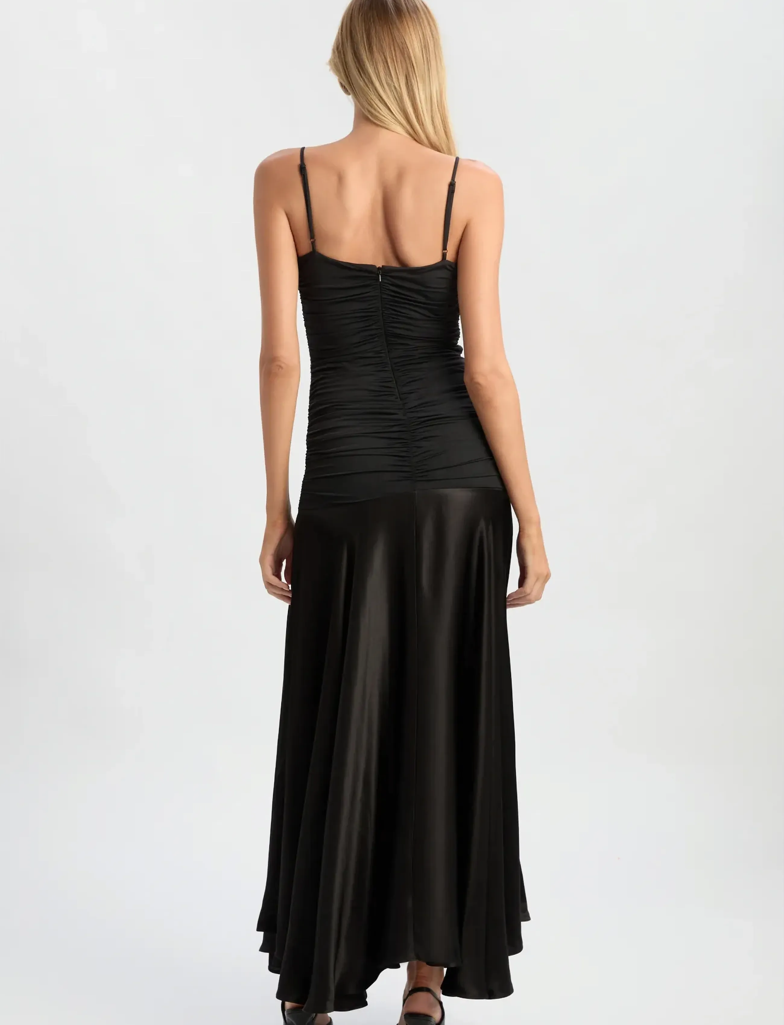 Bardot - LAVANDA CONTRAST MAXI DRESS - avondjurken - black - 4