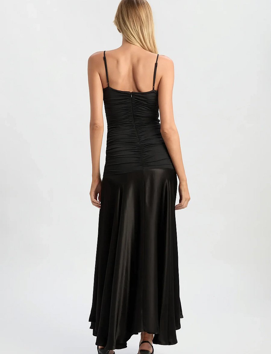 Bardot - LAVANDA CONTRAST MAXI DRESS - abendkleider - black - 4