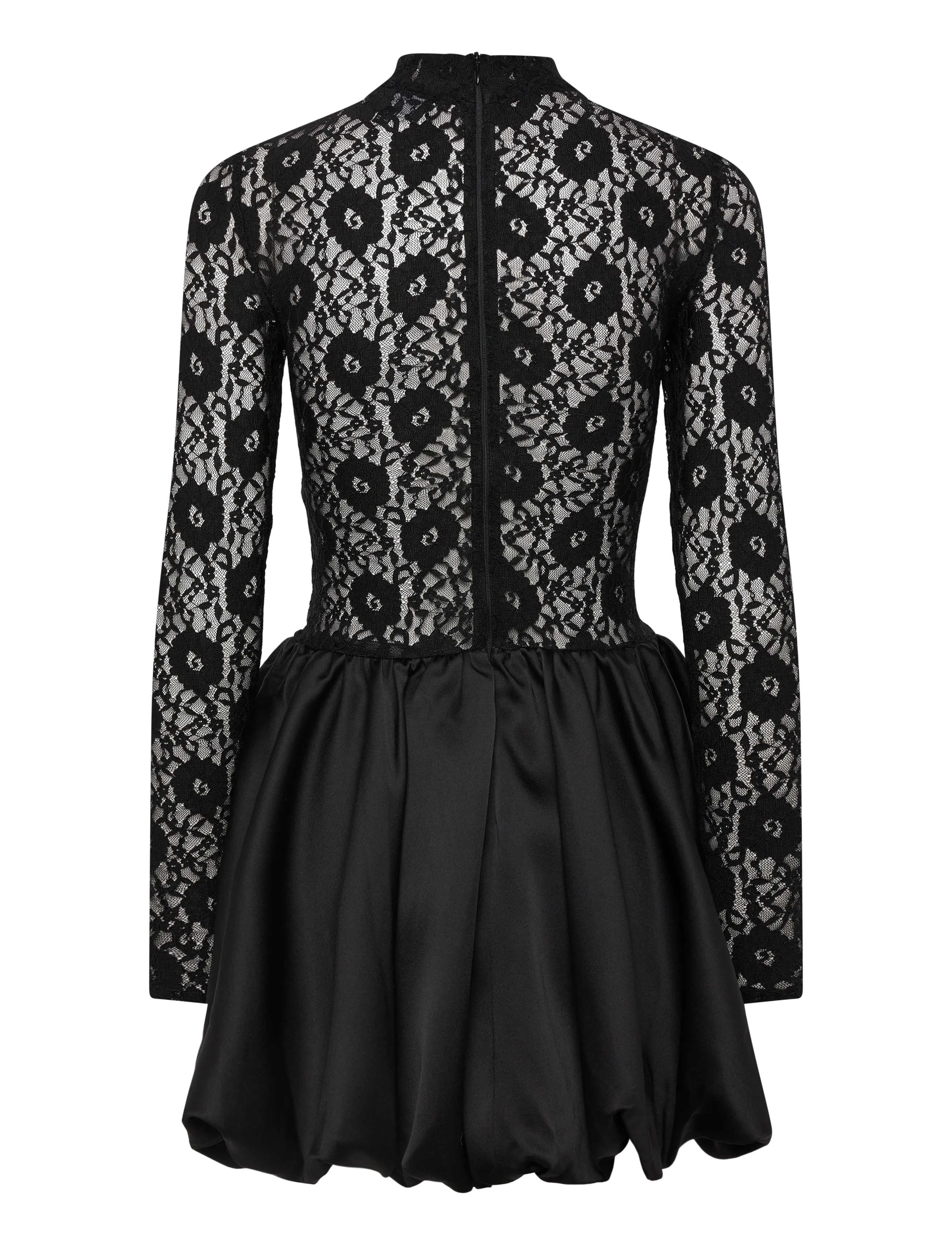 Bardot - YANA LACE SATIN MINI DRESS - spitzenkleider - black - 2