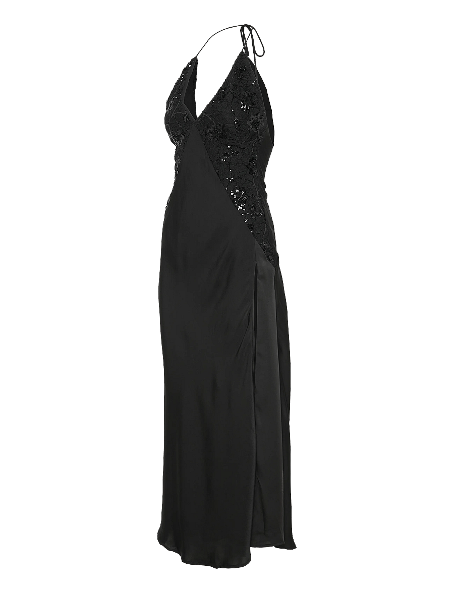 Bardot - ROSELLA HALTER MAXI DRESS - iltapuvut - black - 3