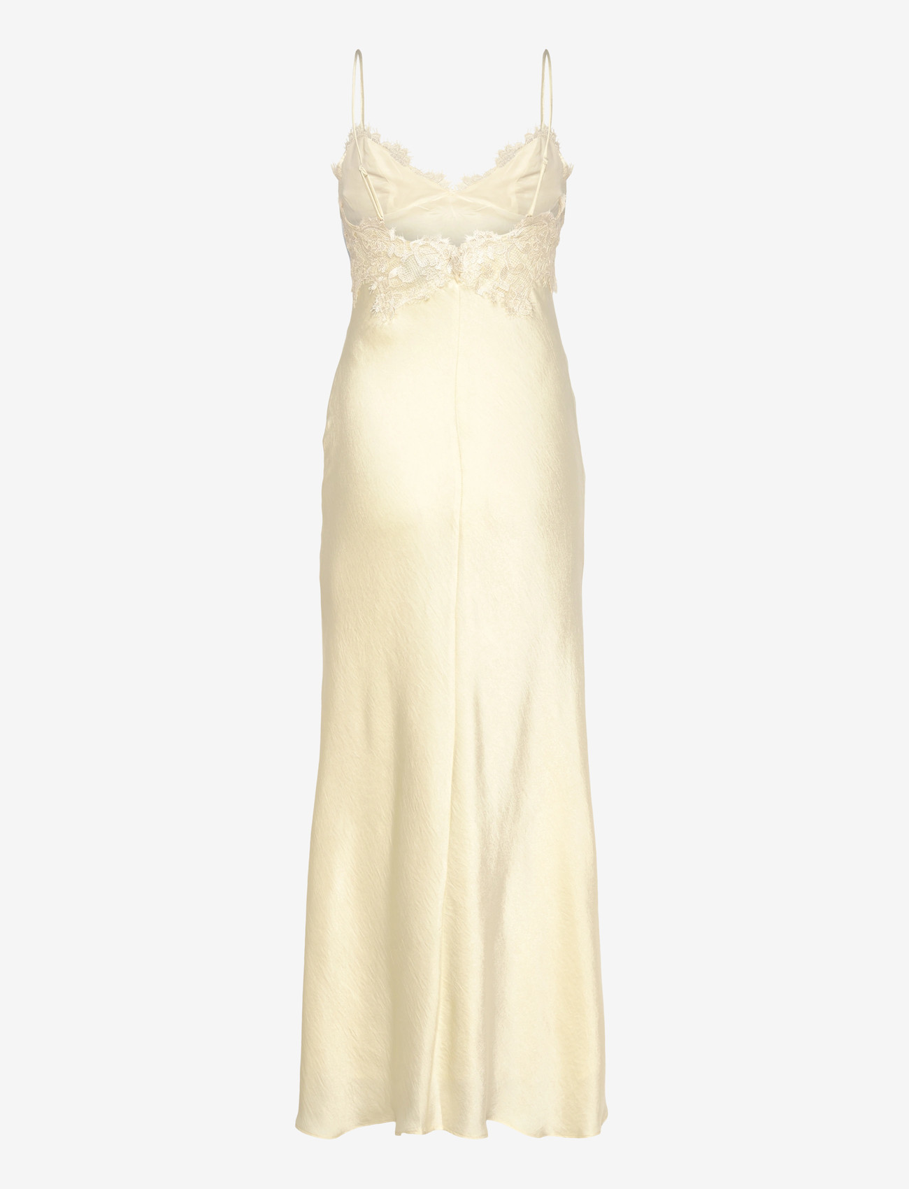 Bardot - ELISAN LACE SATIN MAXI DRESS - slipklänningar - ivory - 1