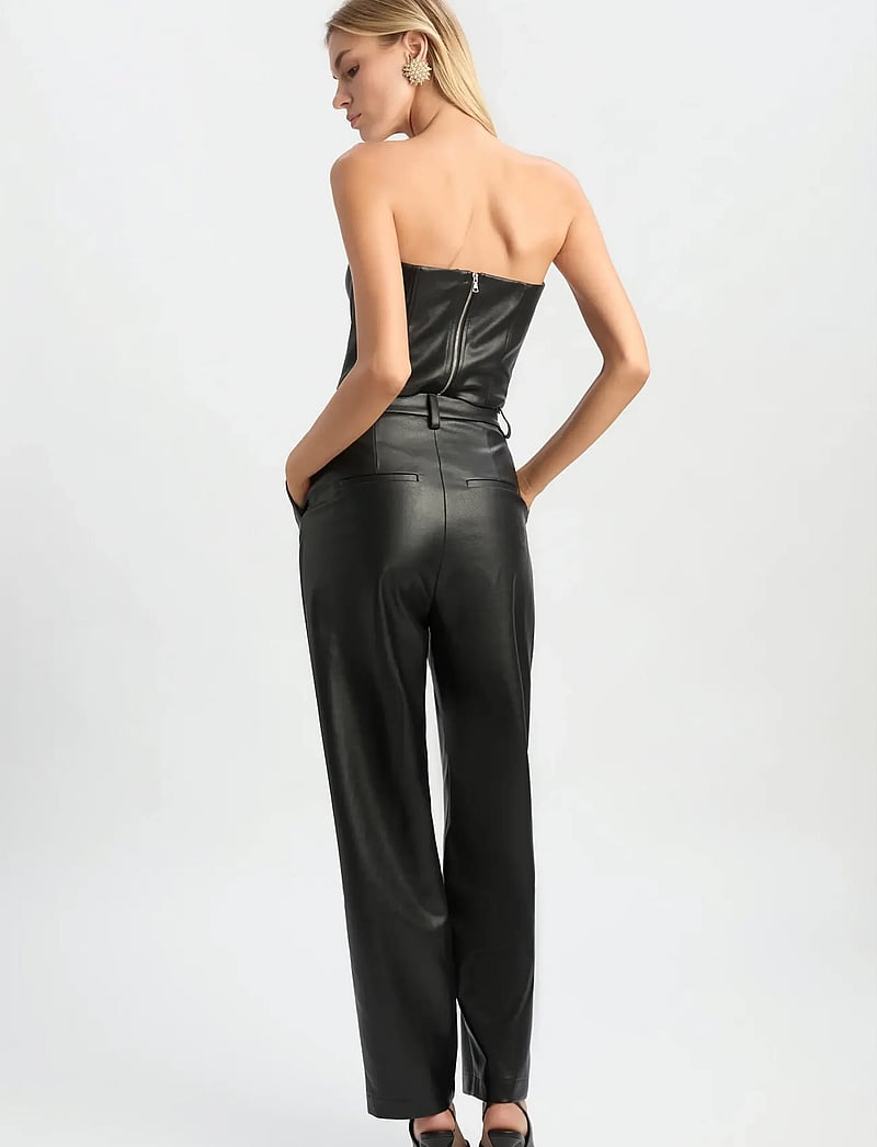 Bardot - KELSA VEGAN LEATHER PANT - skinnbyxor - black - 4