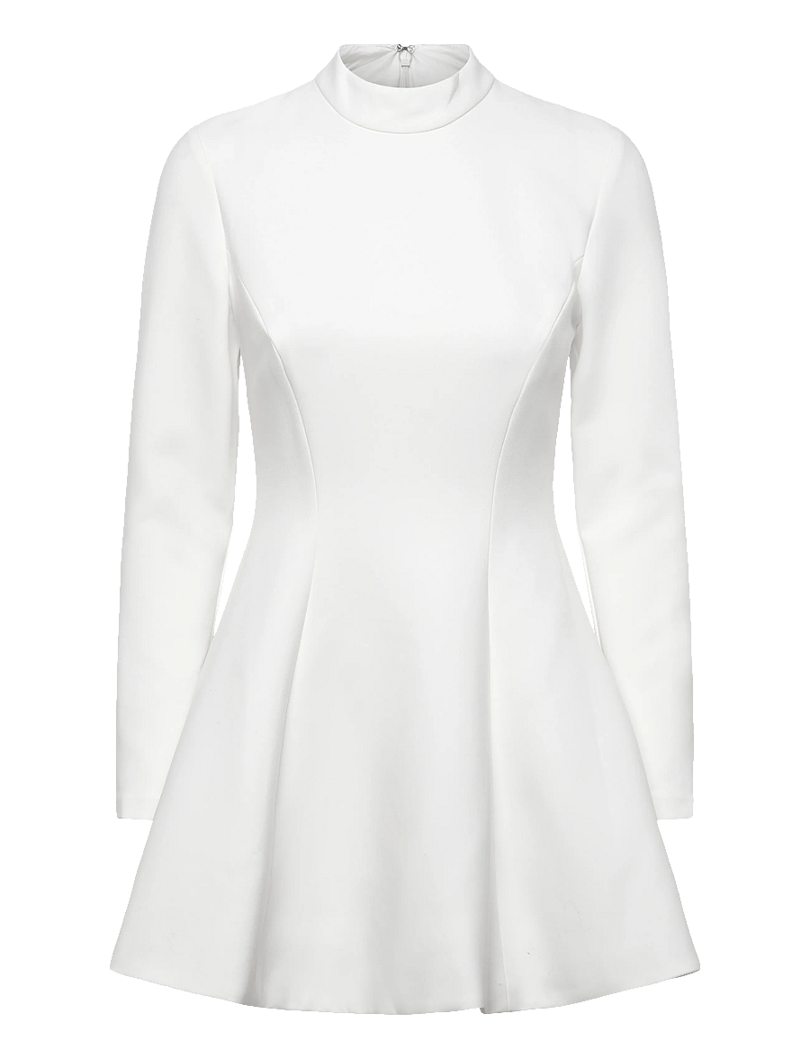 Bardot - ZEPHYRA LONG SLEEVE MINI DRESS - confirmation - orchid wht - 1