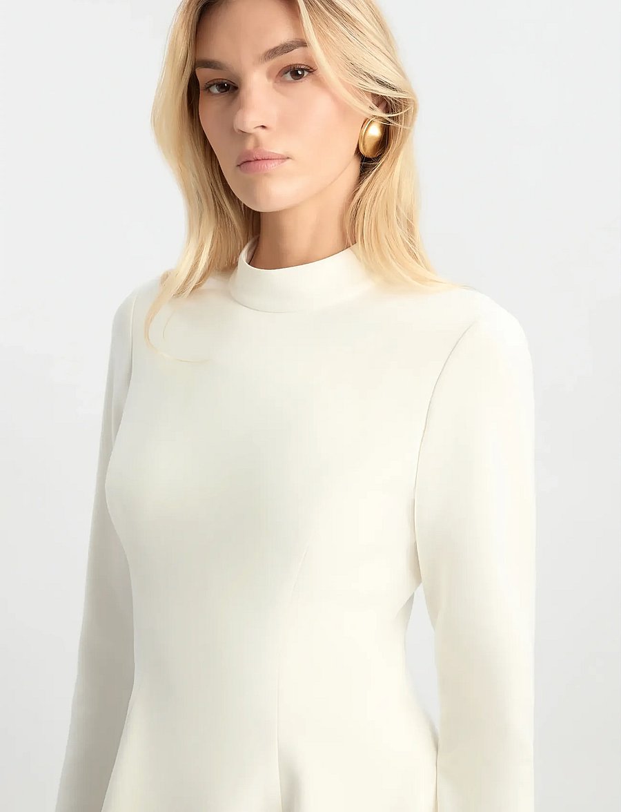 Bardot - ZEPHYRA LONG SLEEVE MINI DRESS - confirmation - orchid wht - 3