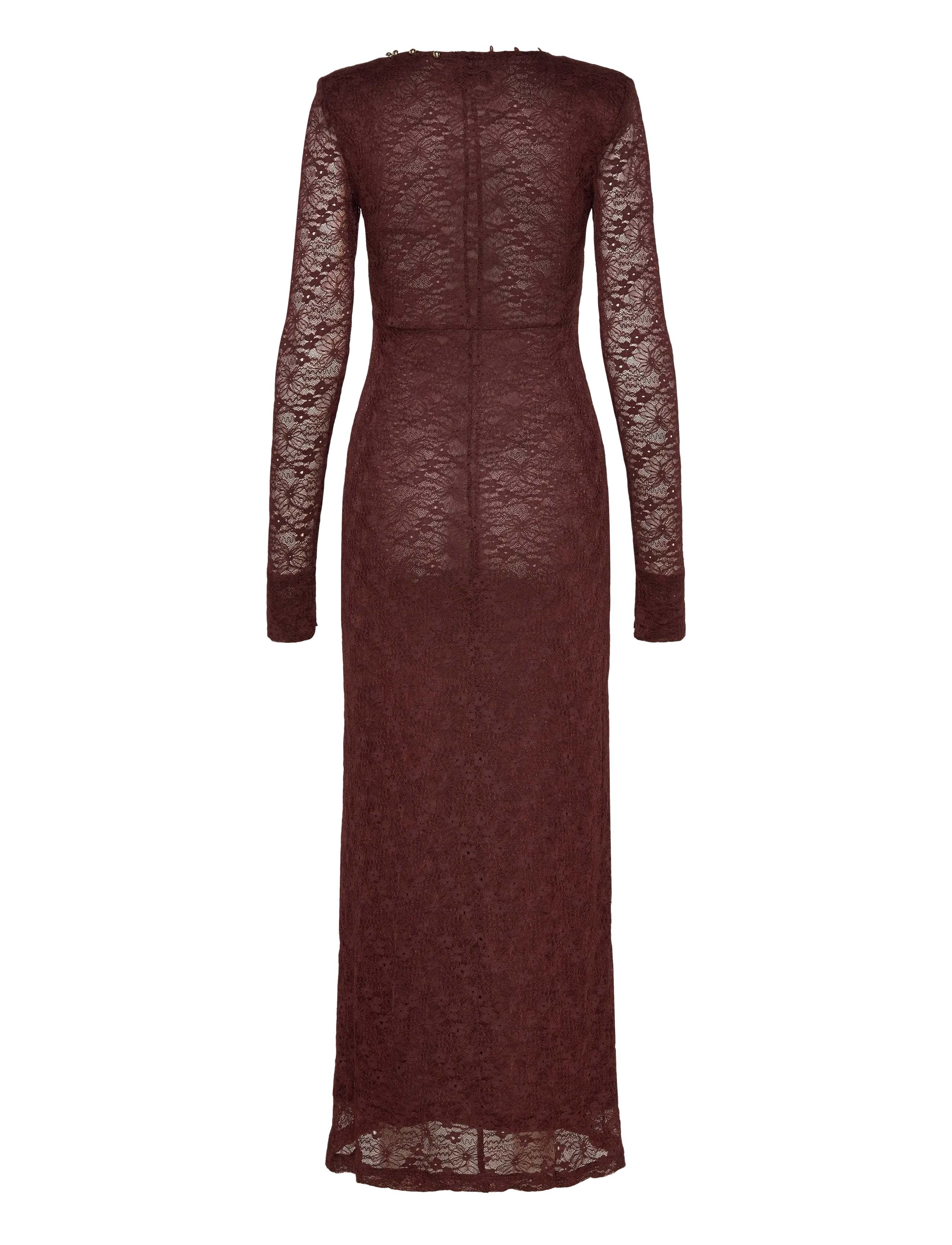 Bardot - ZENIA LONG SLEEVE MIDI DRESS - abendkleider - chocolate - 2