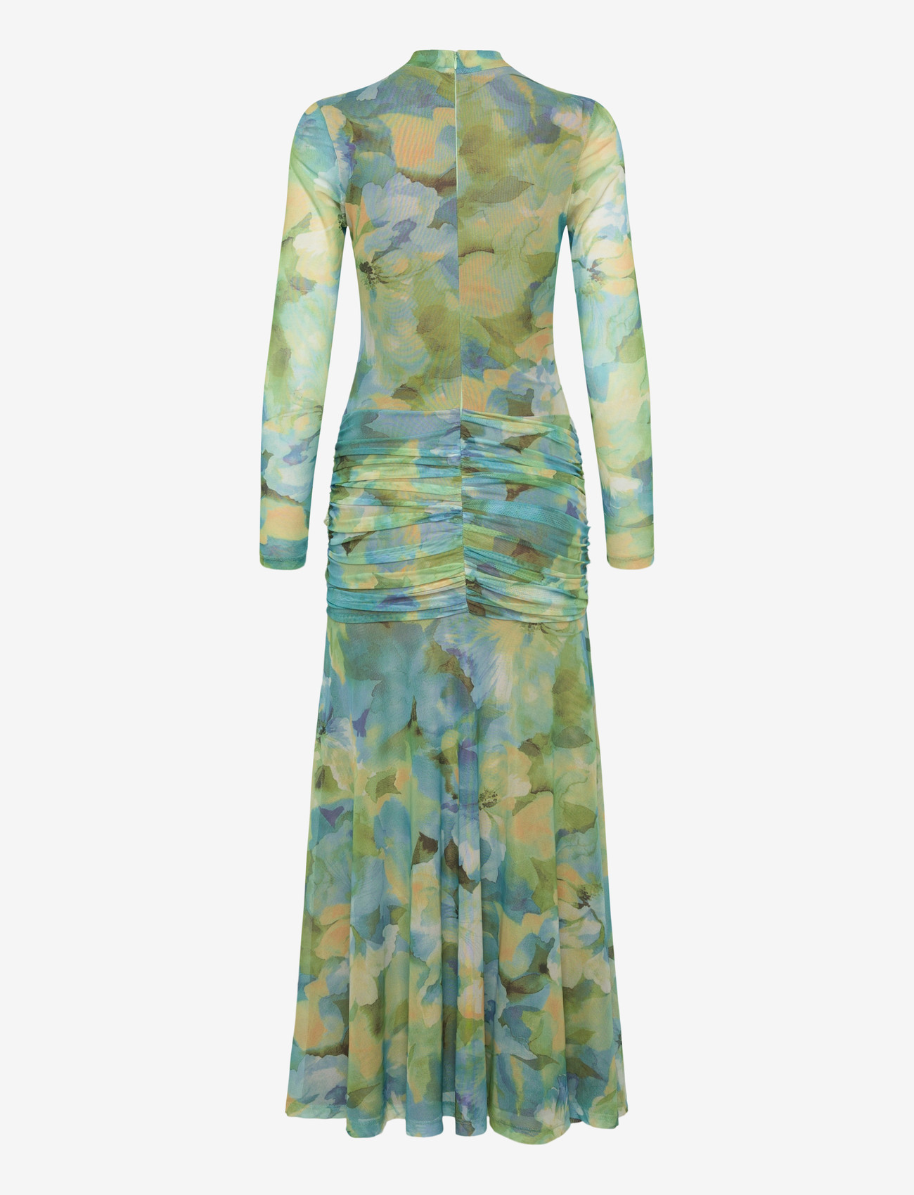 Bardot - LEA FLORAL MESH DRESS - maxi kjoler - green flo - 2