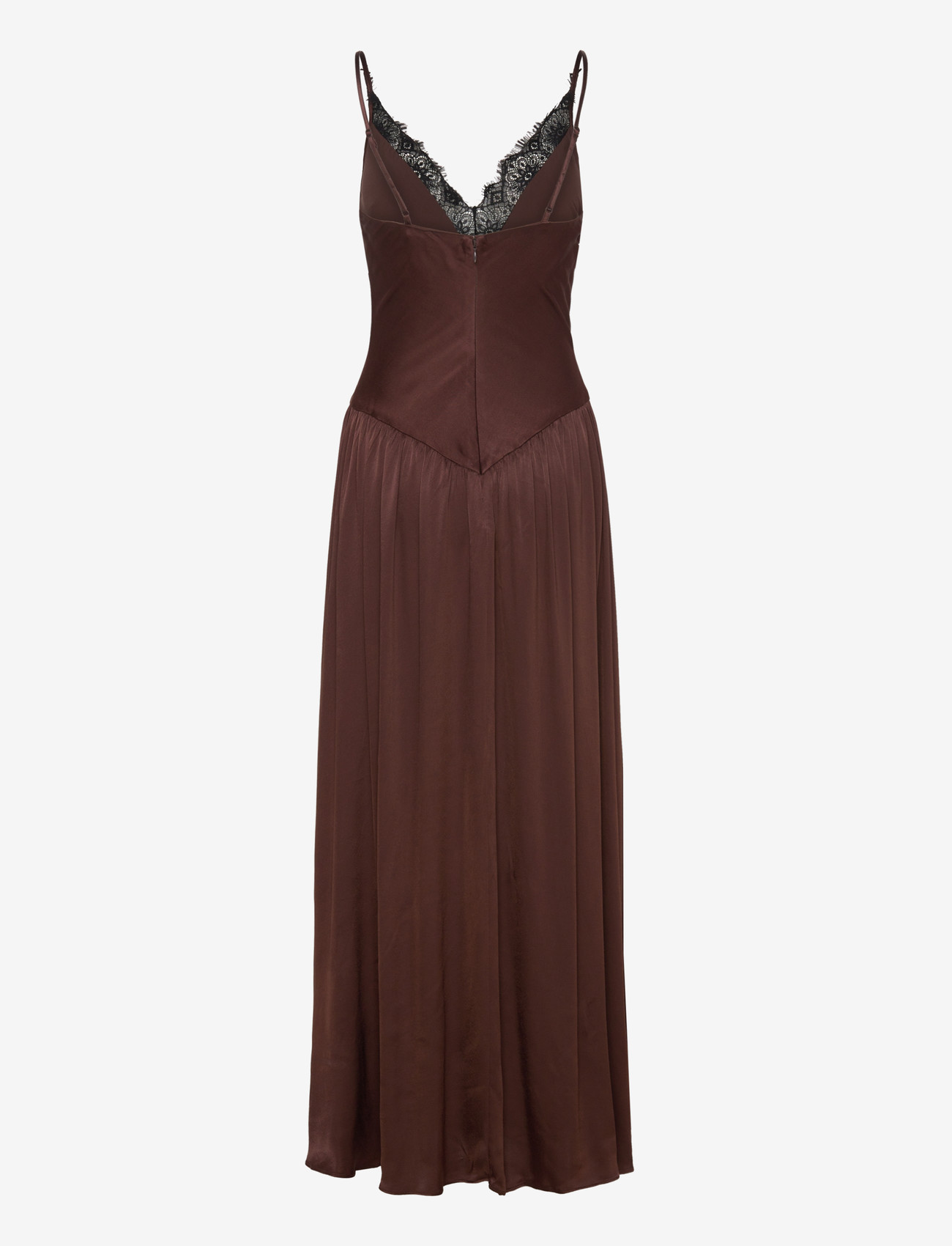 Bardot - ADERIA LACE DETAIL MAXI DRESS - evening dresses - dark choco - 1