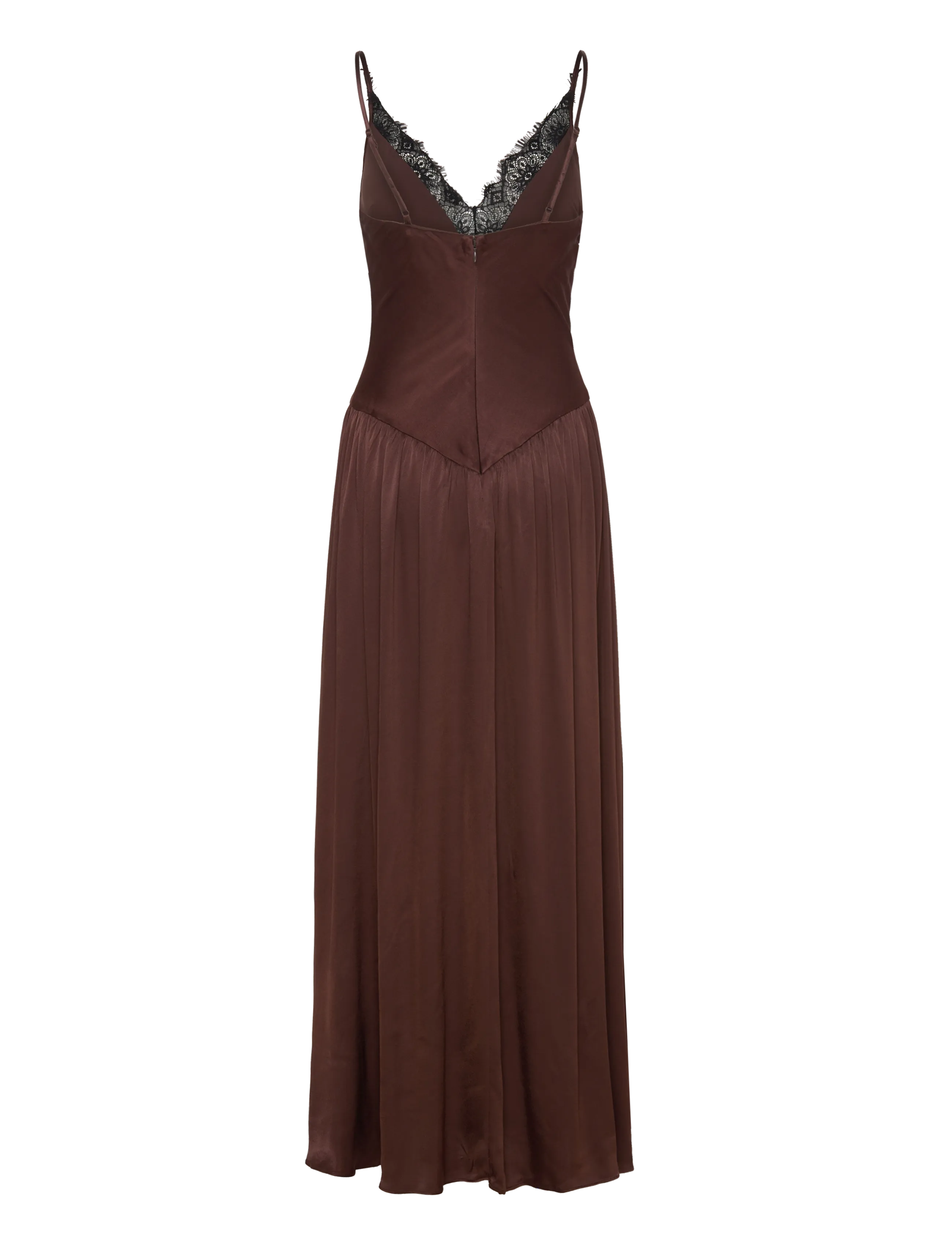 Bardot - ADERIA LACE DETAIL MAXI DRESS - evening dresses - dark choco - 2
