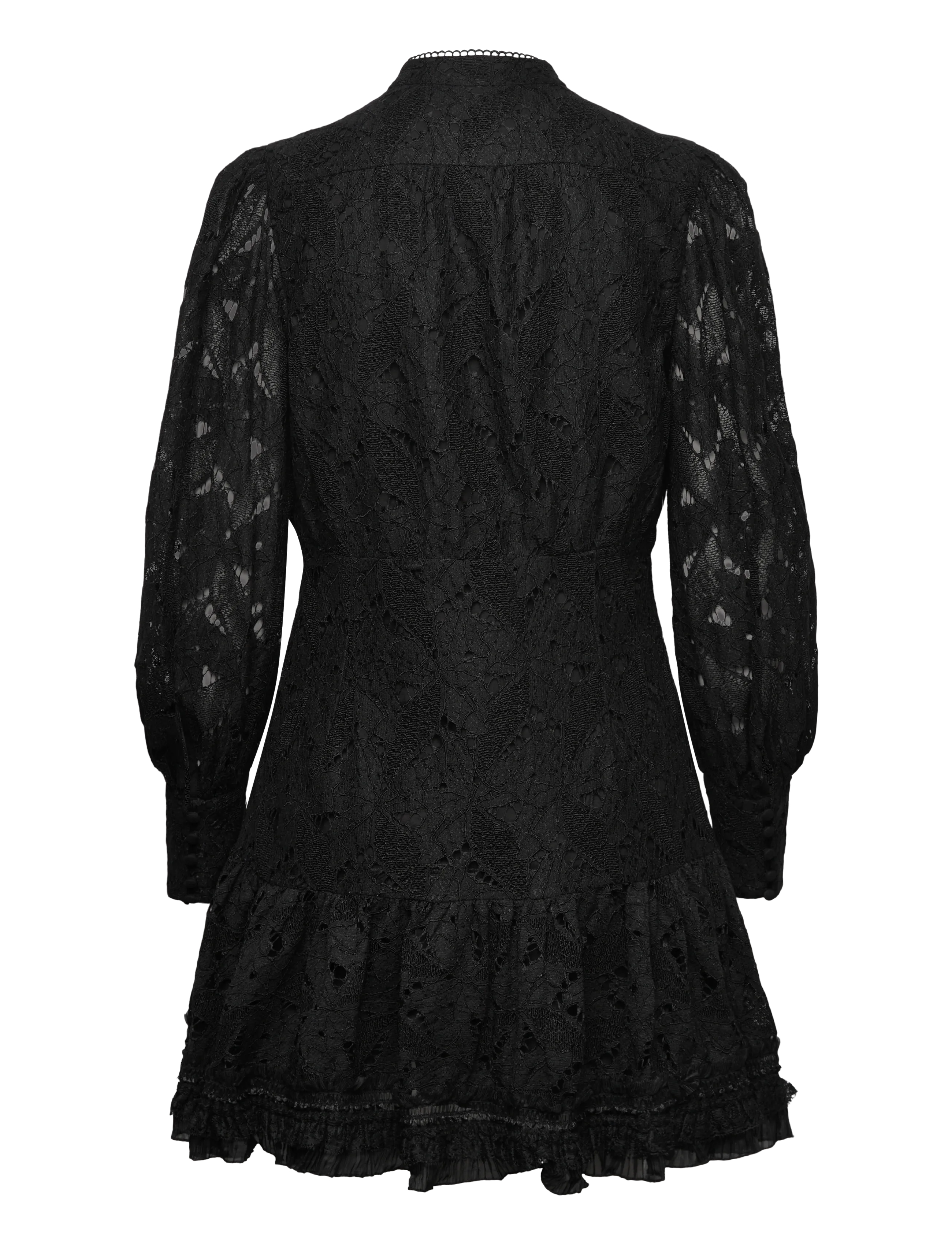 Bardot - OLESSIA LACE MINI DRESS - lace dresses - black - 2