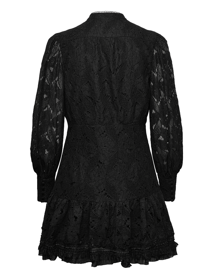 Bardot - OLESSIA LACE MINI DRESS - lace dresses - black - 2