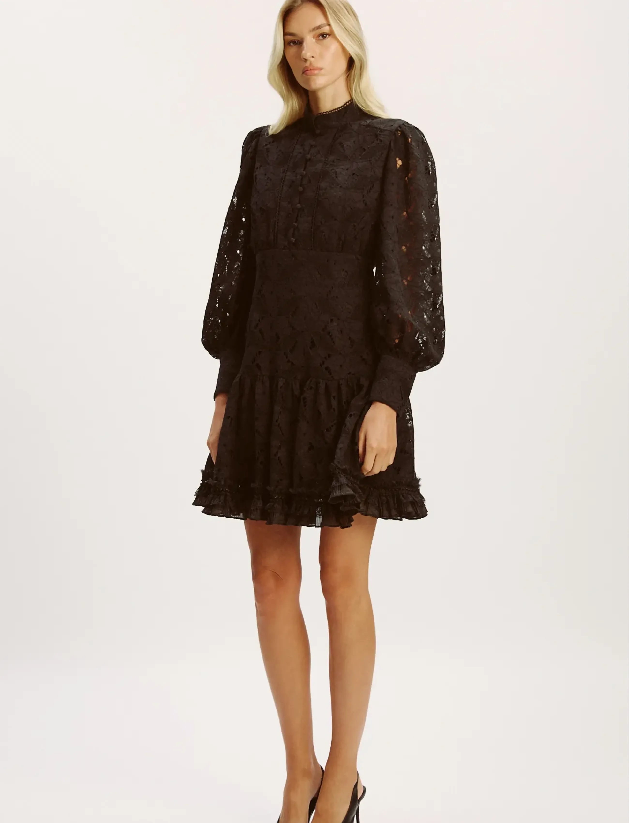 Bardot Olessia Lace Mini Dress korta klänningar dam – bild 5