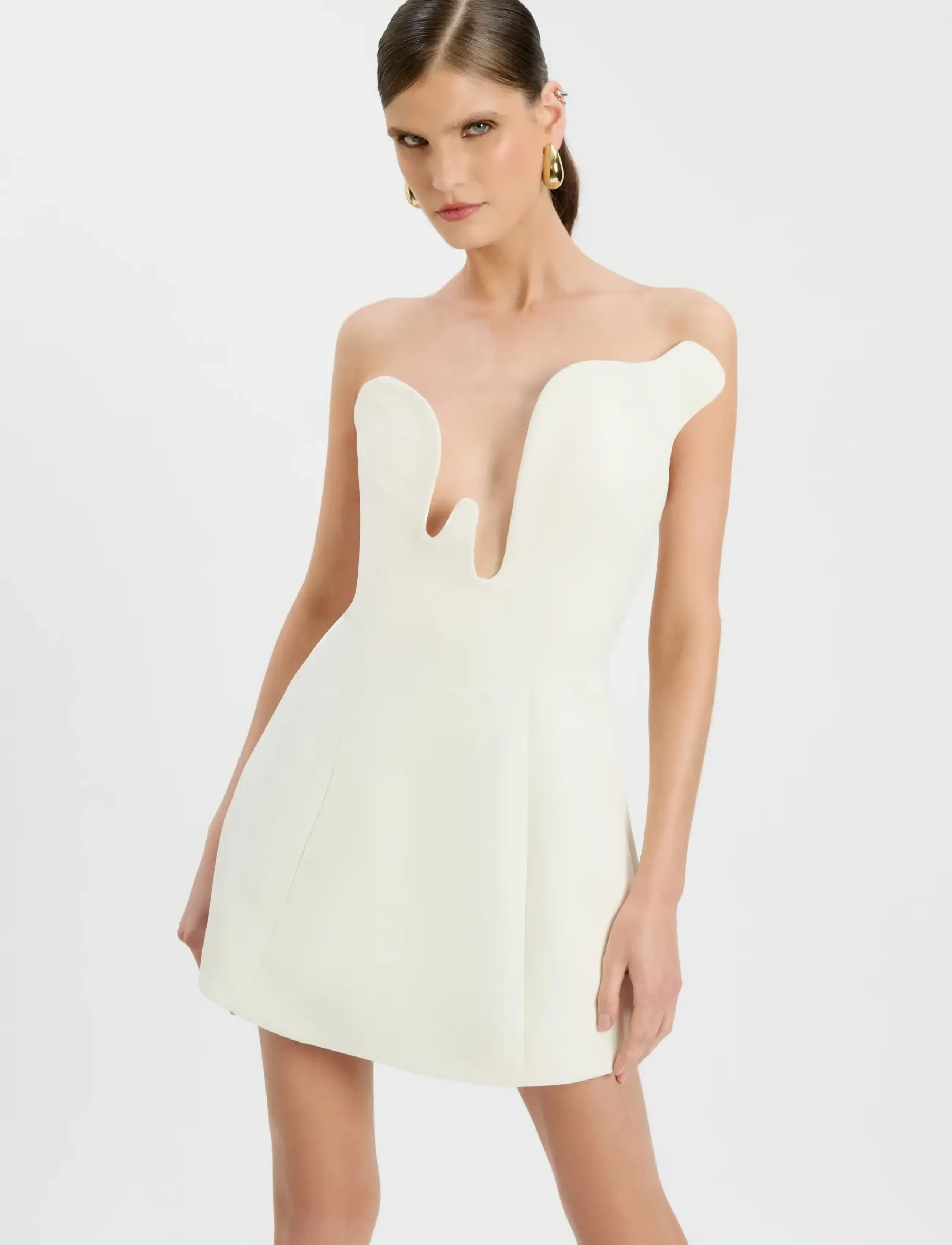 Bardot - ROSALYN HOURGLASS MINI DRESS - cocktailkjoler - orchid wht - 3