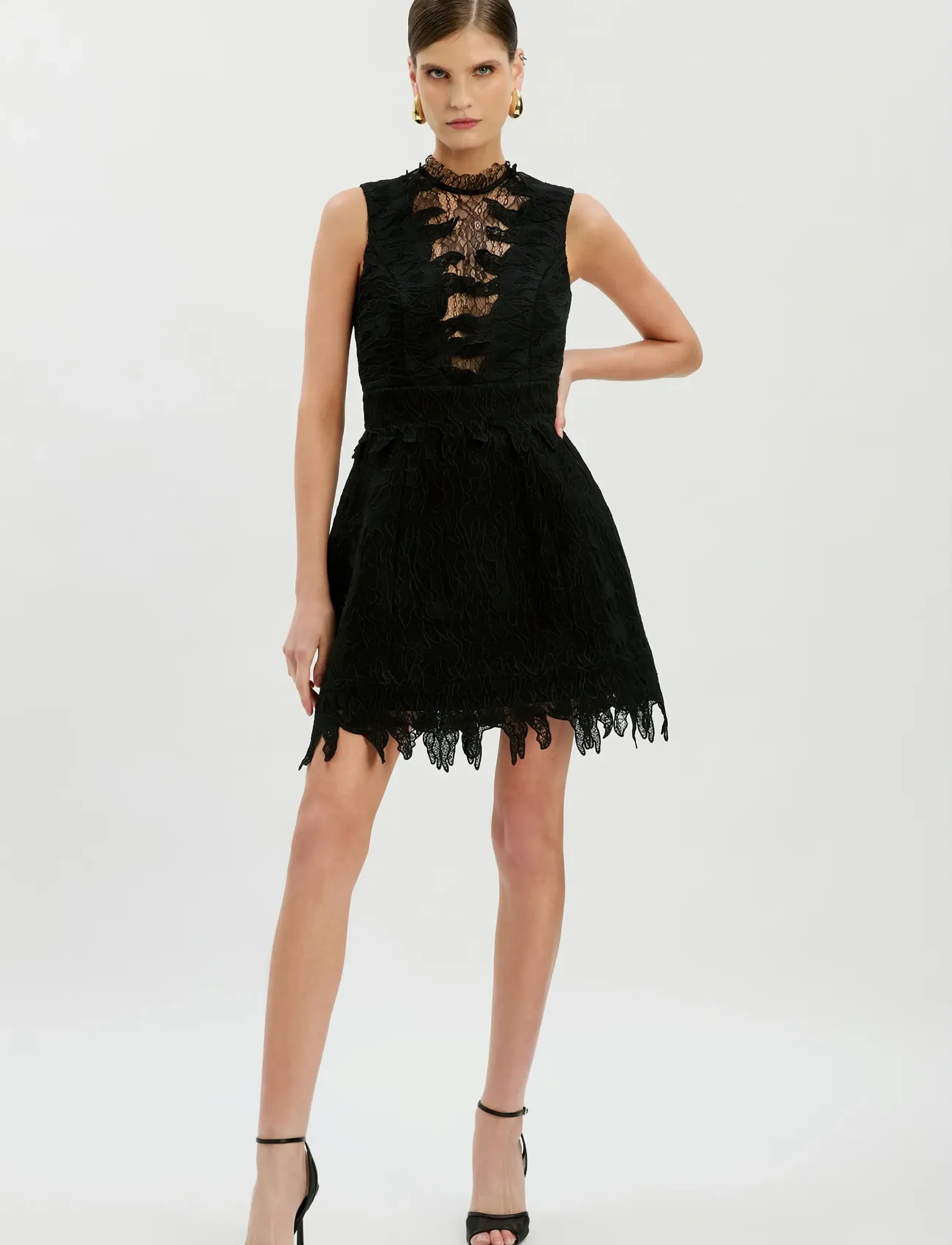 Bardot Silas Hourglass Mini Dress, 38, Dresses, Schwarz - Short Frauen