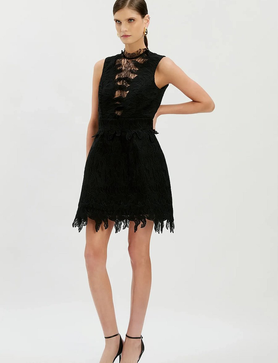 Bardot - SILAS HOURGLASS MINI DRESS - konfirmation - black - 5