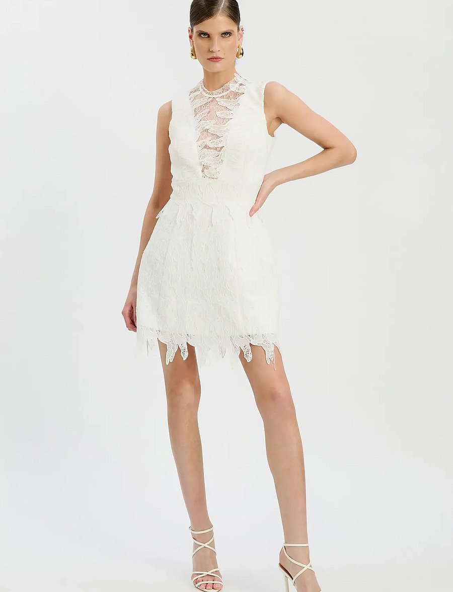 Bardot - SILAS HOURGLASS MINI DRESS - konfirmationstøj - orchid wht - 0