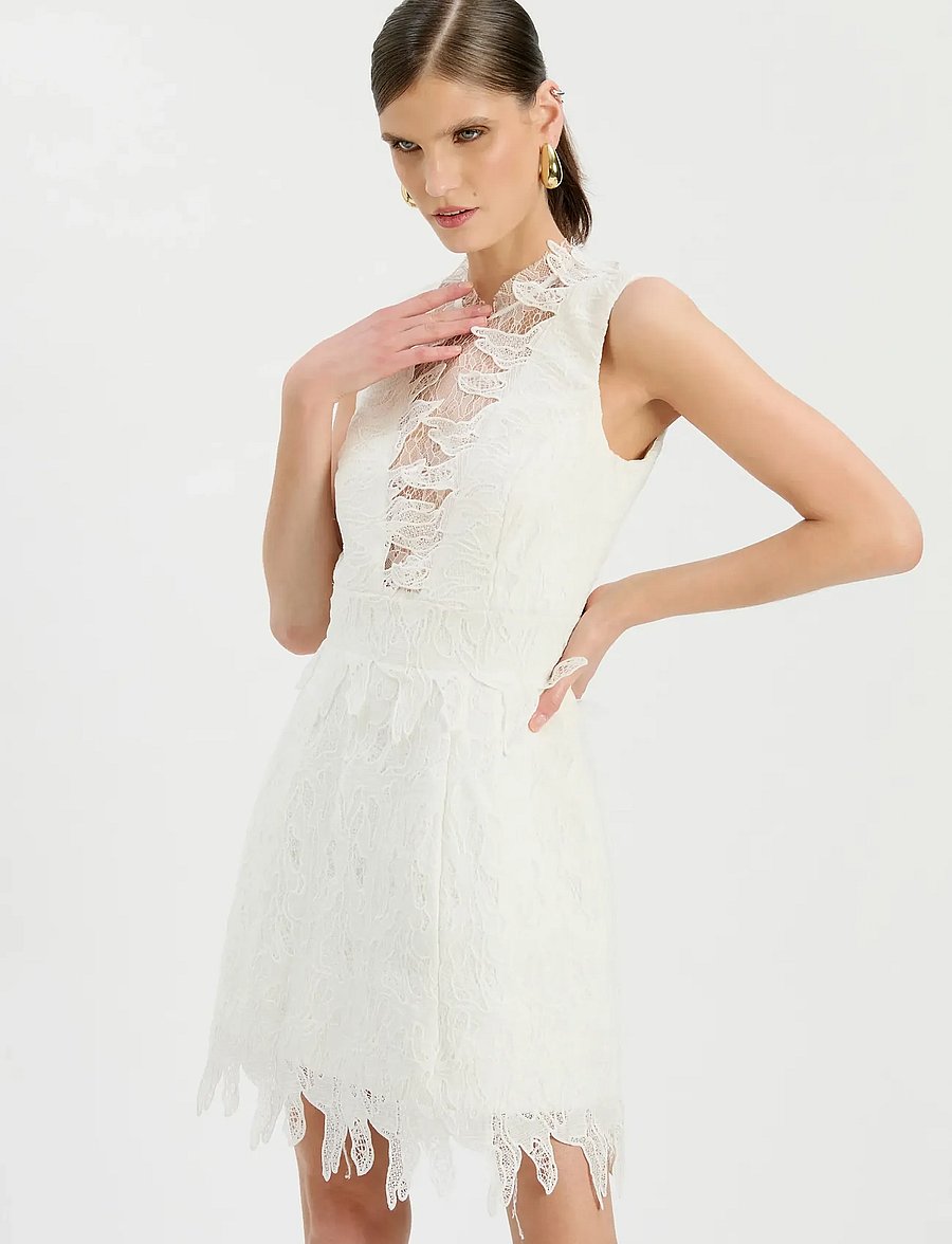 Bardot - SILAS HOURGLASS MINI DRESS - konfirmationstøj - orchid wht - 3