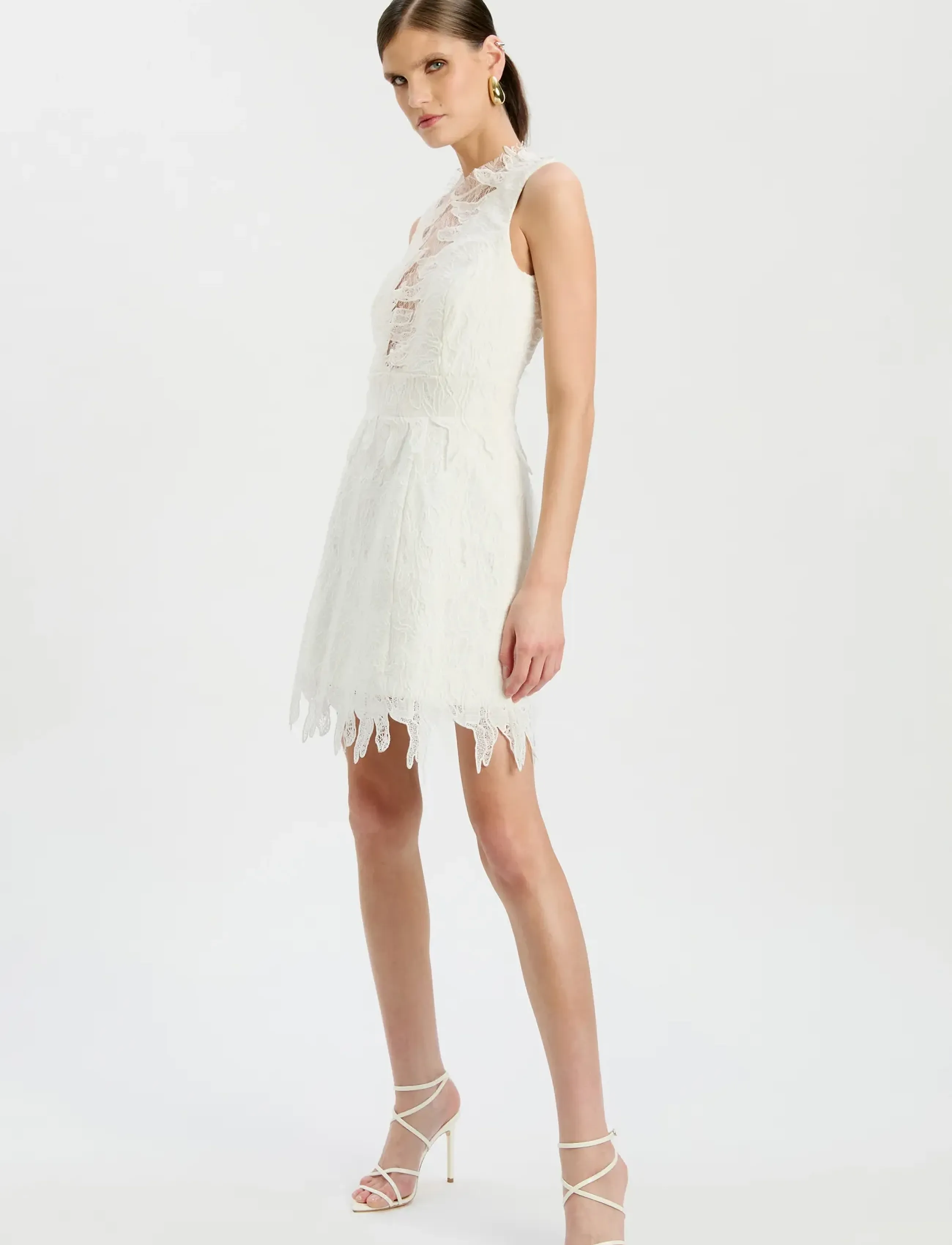 Bardot - SILAS HOURGLASS MINI DRESS - konfirmatsioon - orchid wht - 5