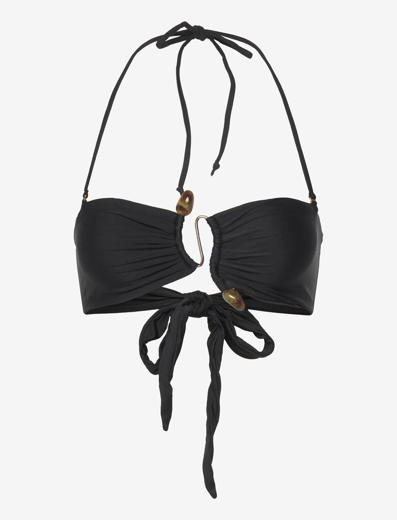 Bardot - RYMONA BANDEAU BIKINI TOP - bikini-oberteile mit bügel - black - 1